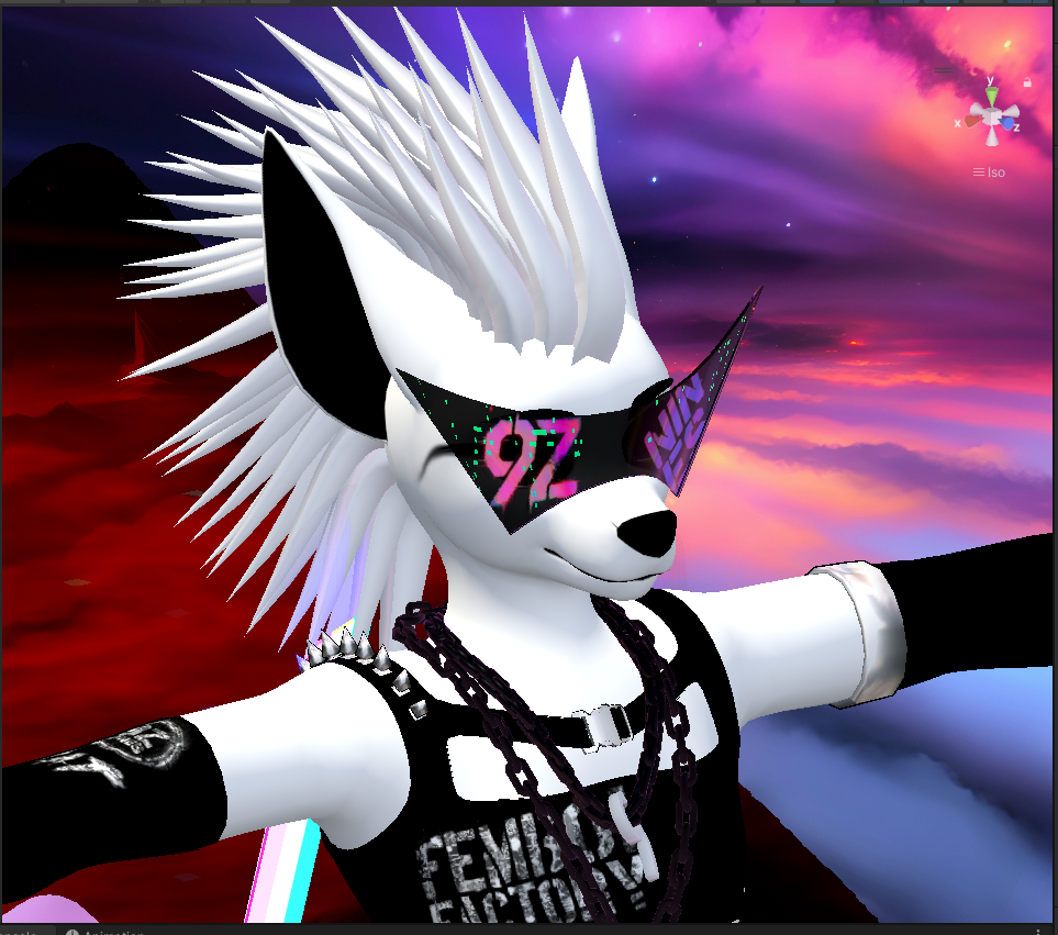 Free VRCFury Hair - Devotion (Damned)
