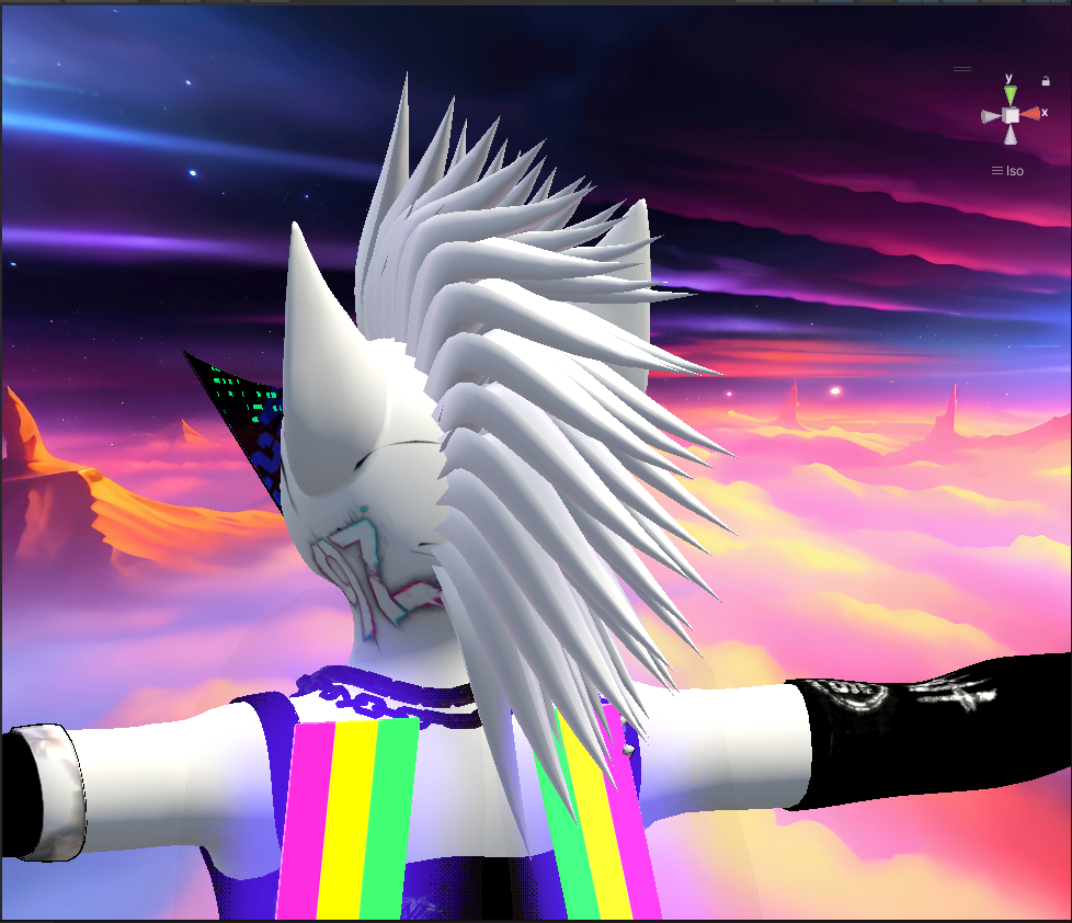 Free VRCFury Hair - Devotion (Damned)