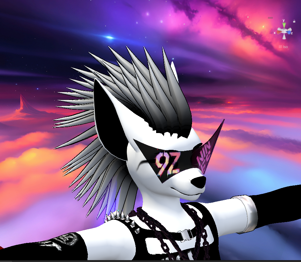Free VRCFury Hair - Devotion (Damned)