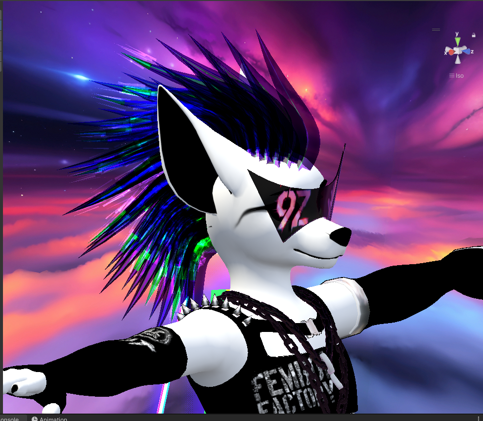 Free VRCFury Hair - Devotion (Damned)