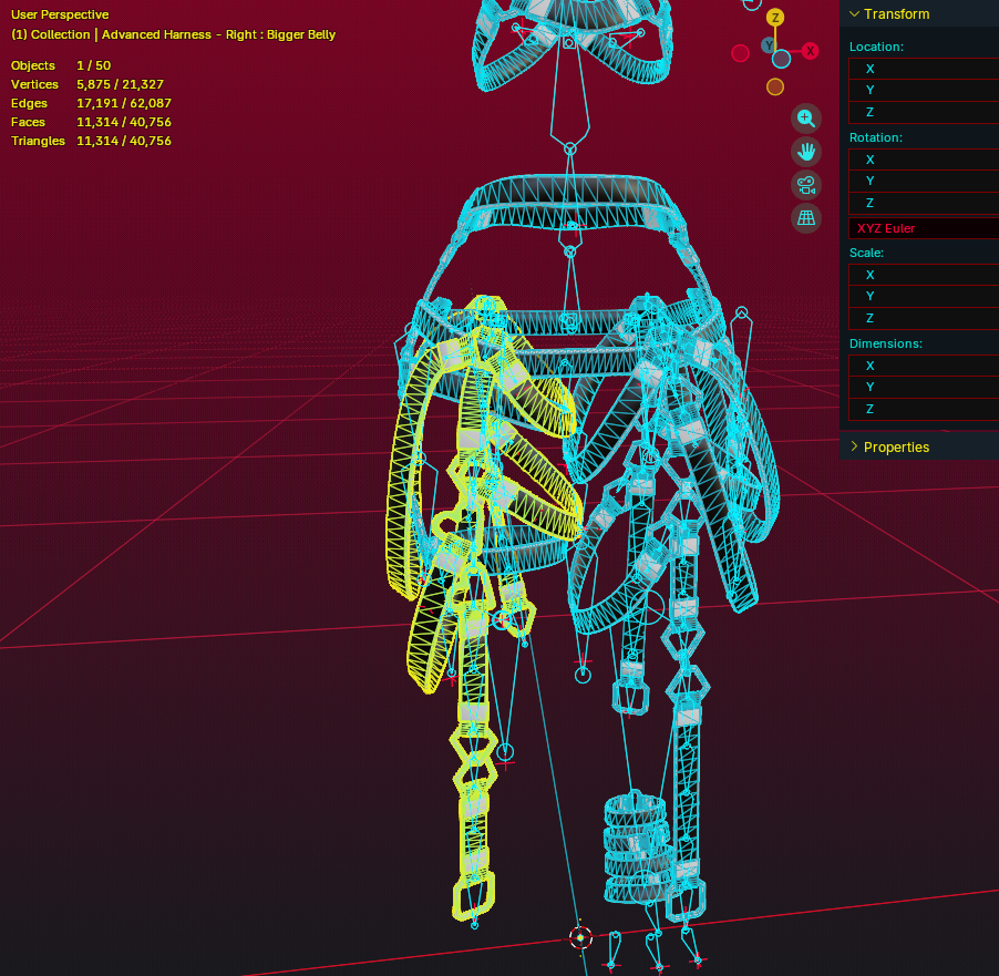 Kobold Harness - Free VRCFury Asset