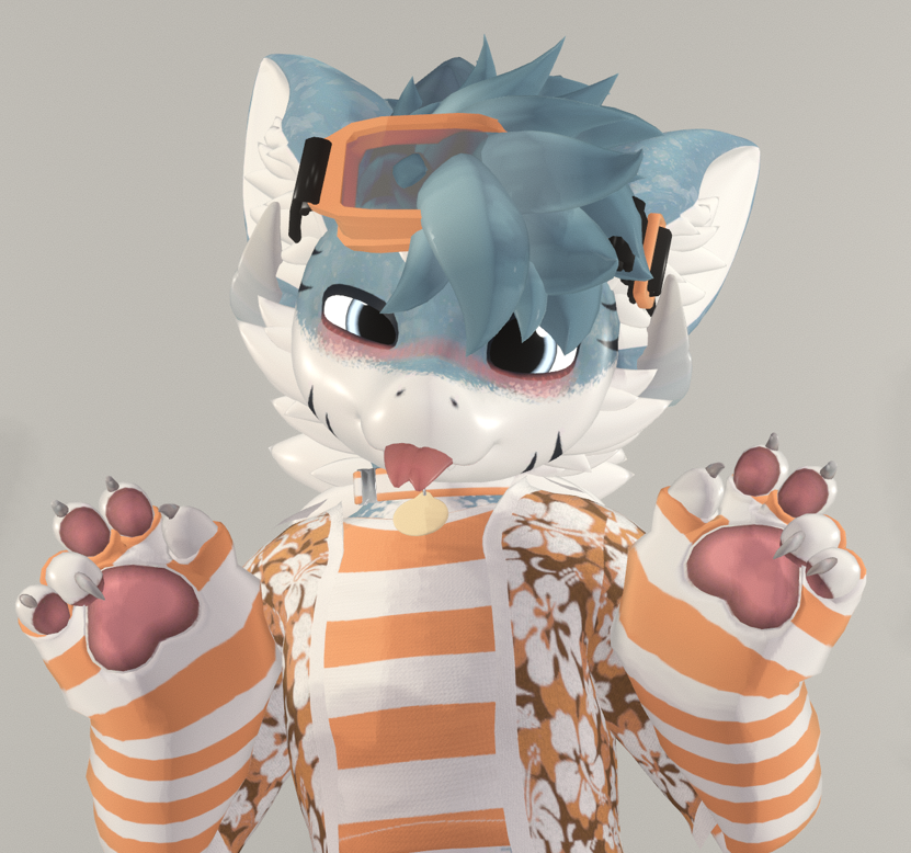 Fluffy Shark Goobastera Texture