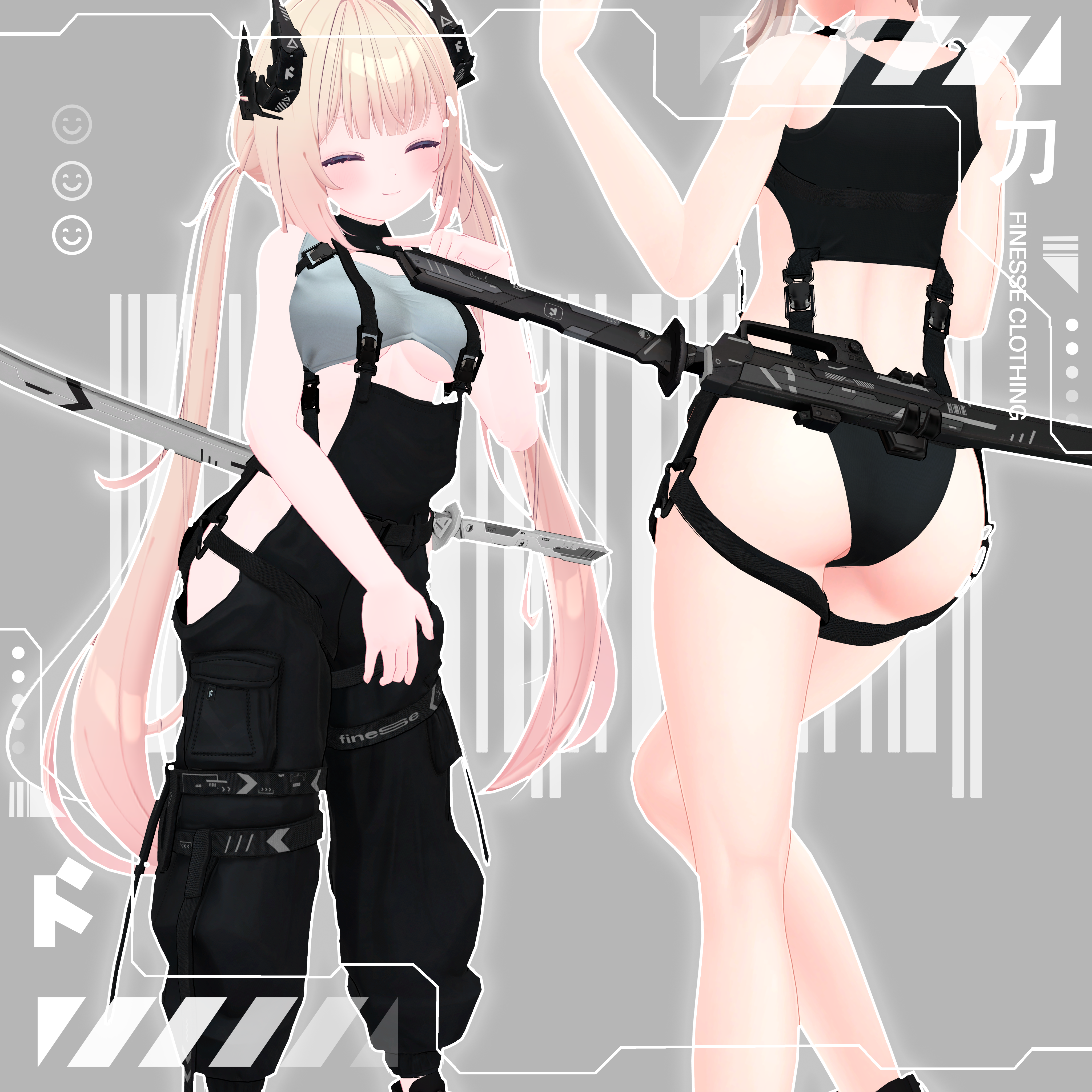 ⛩️HI-TECH KATANA COLLECTION⛩️【16 avatars 】