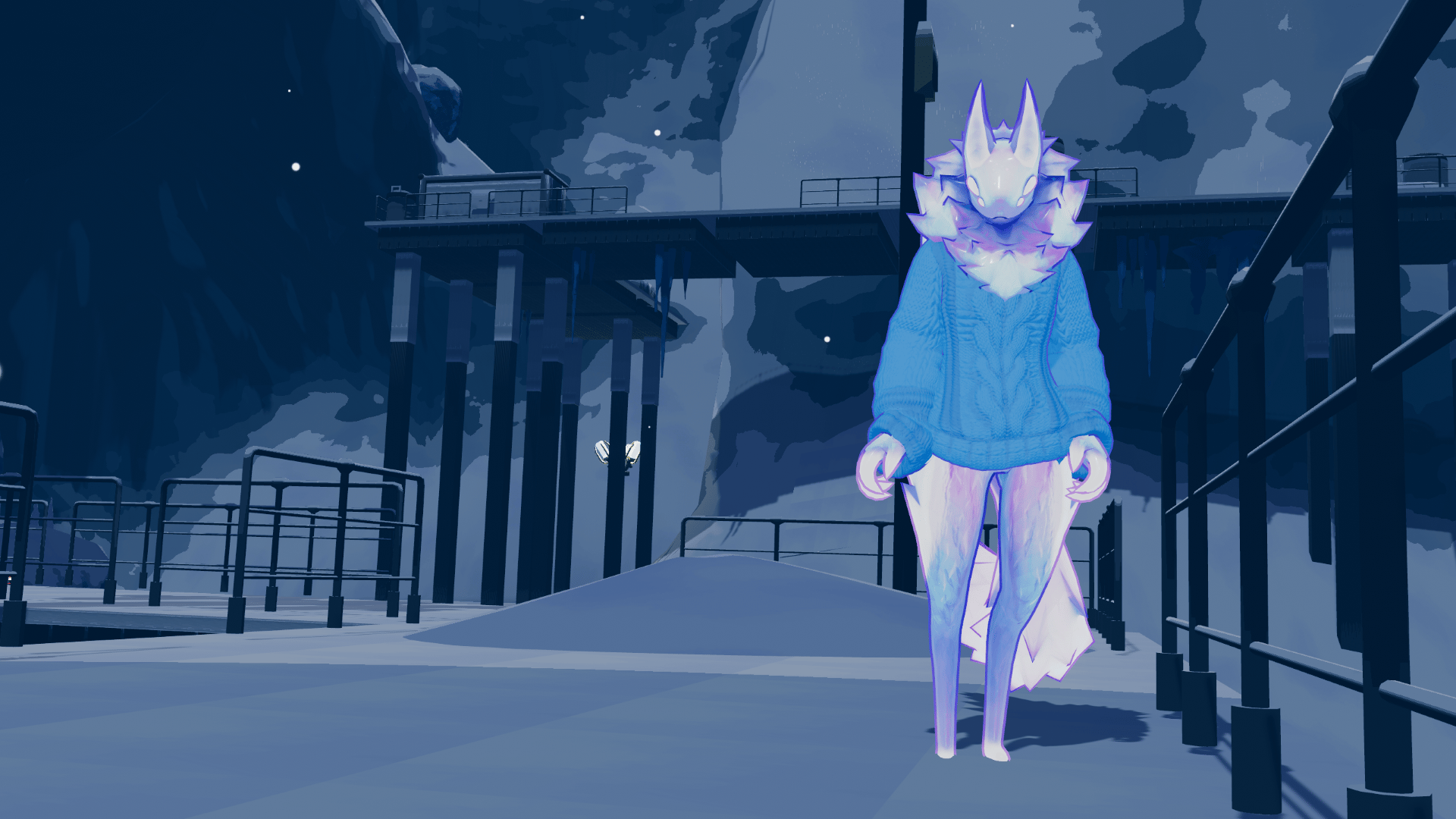 25% OFFð§šIN DESCRIPTION | Ice Wraith Eel VRChat Furry Model