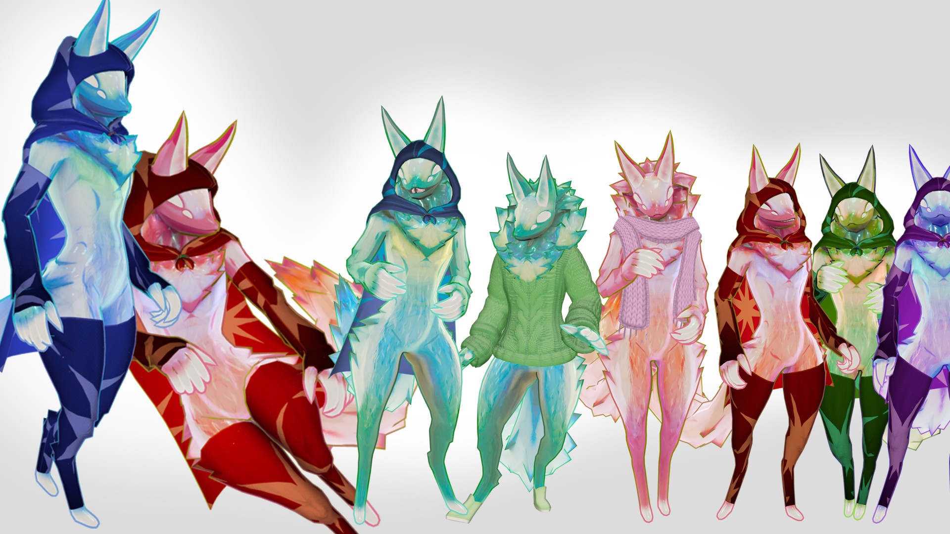 25% OFFð§šIN DESCRIPTION | Ice Wraith Eel VRChat Furry Model