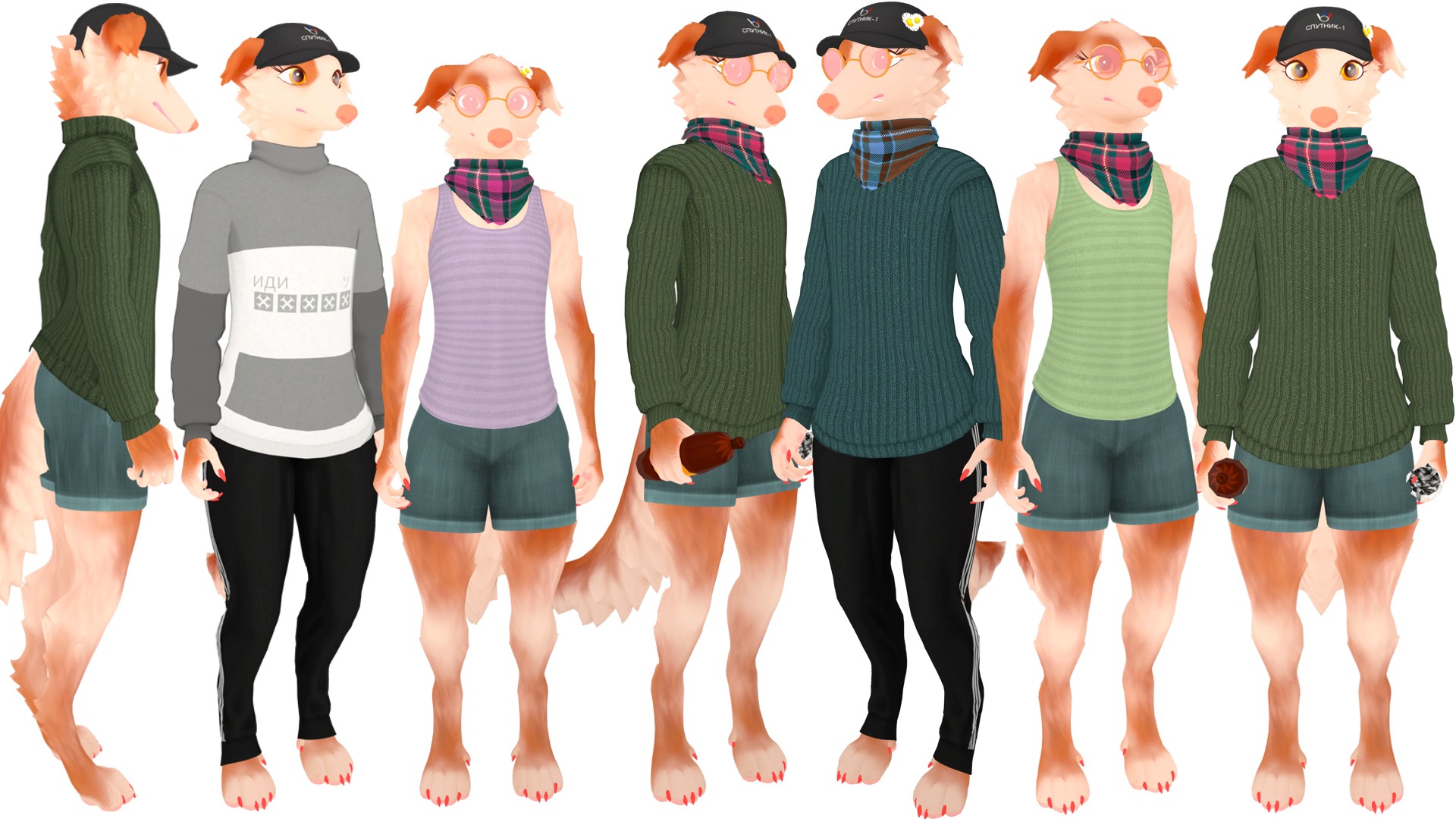 25% OFFð§šIN DESCRIPTION | Ð ÑÑÑÐºÐ°Ñ ÐПÑÐ·Ð°Ñ Russian Borzoi Furry VRChat Avatar