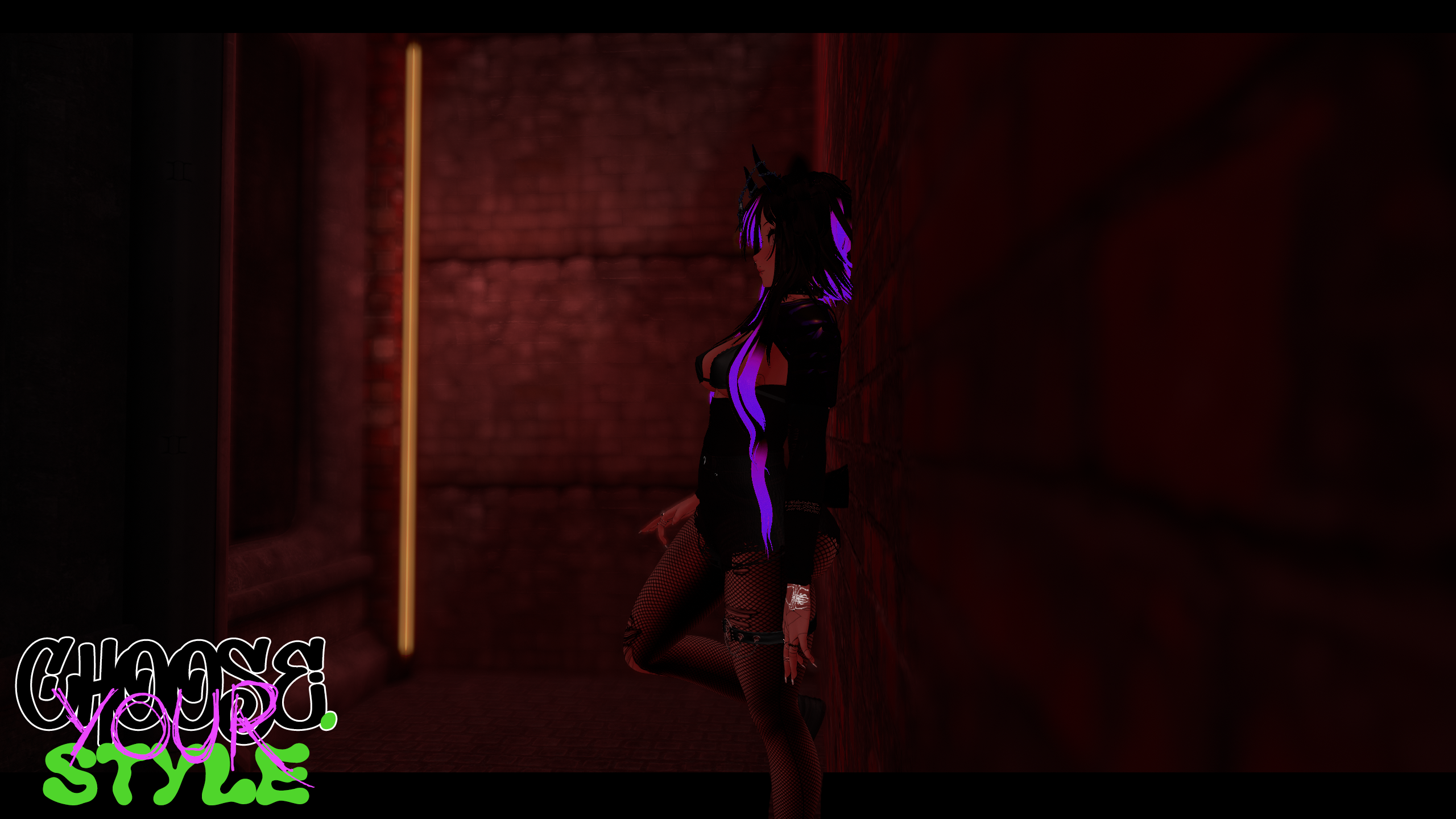 Alyssia - Goth at Heart - VRCFT/SPS