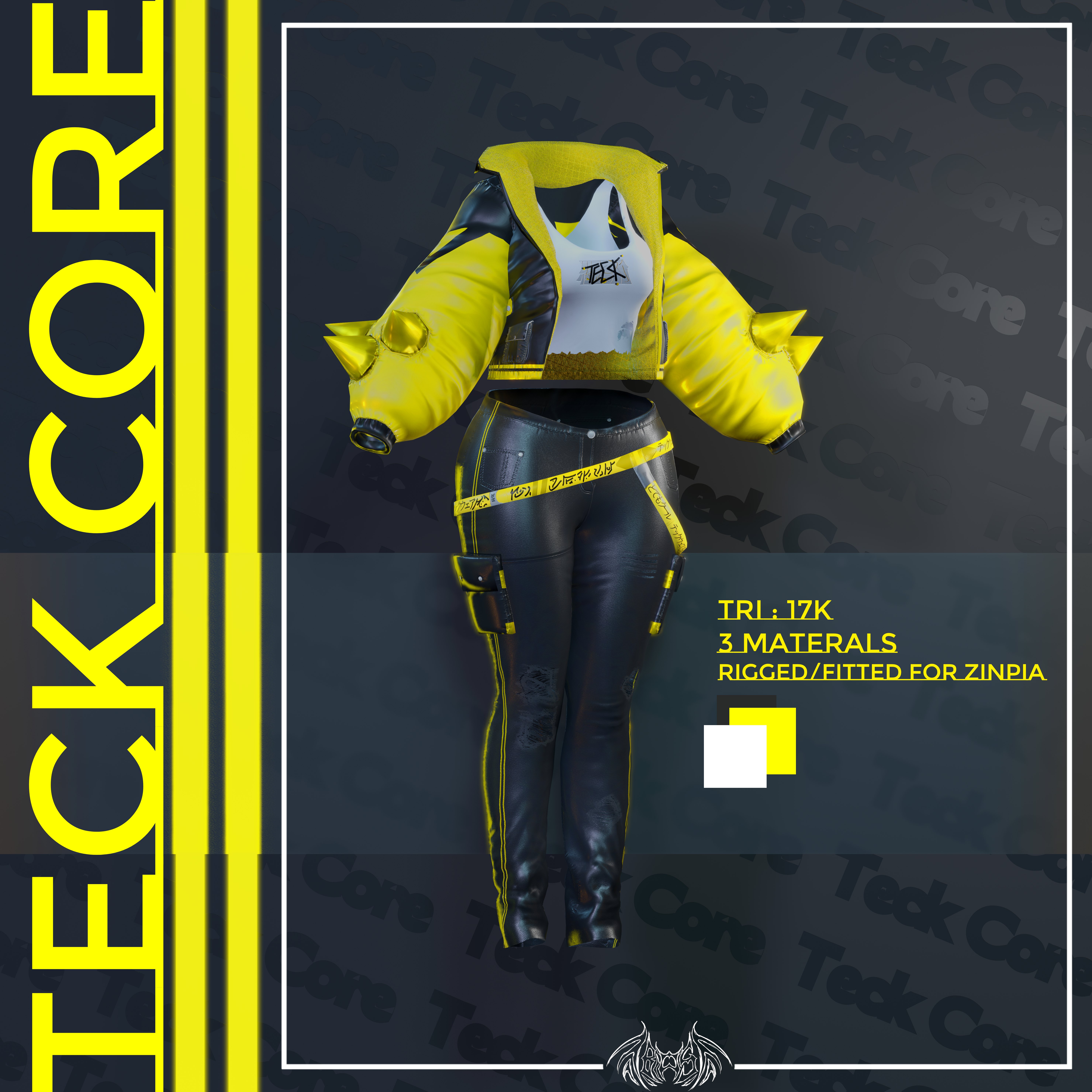 Teck core - fitted for zinpia