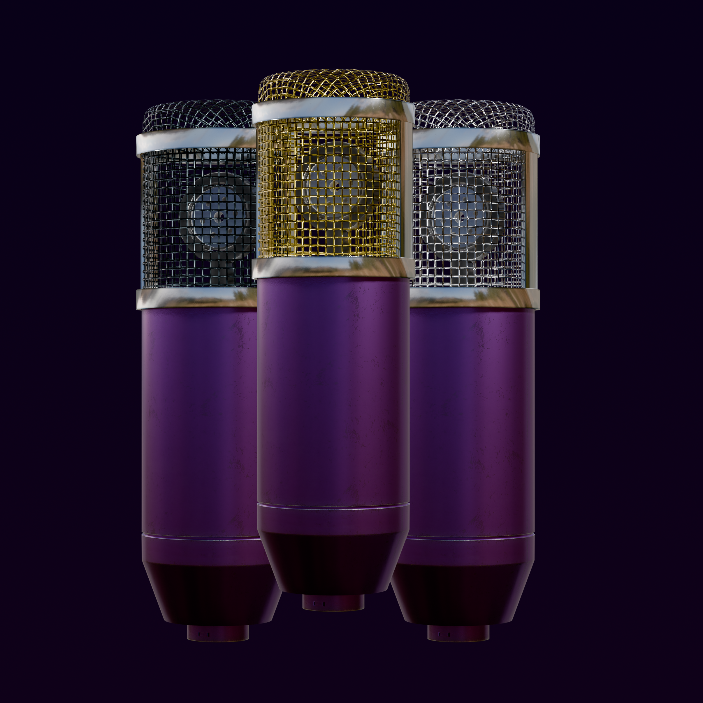 Studio Condenser Microphone - VRChat Prop Asset