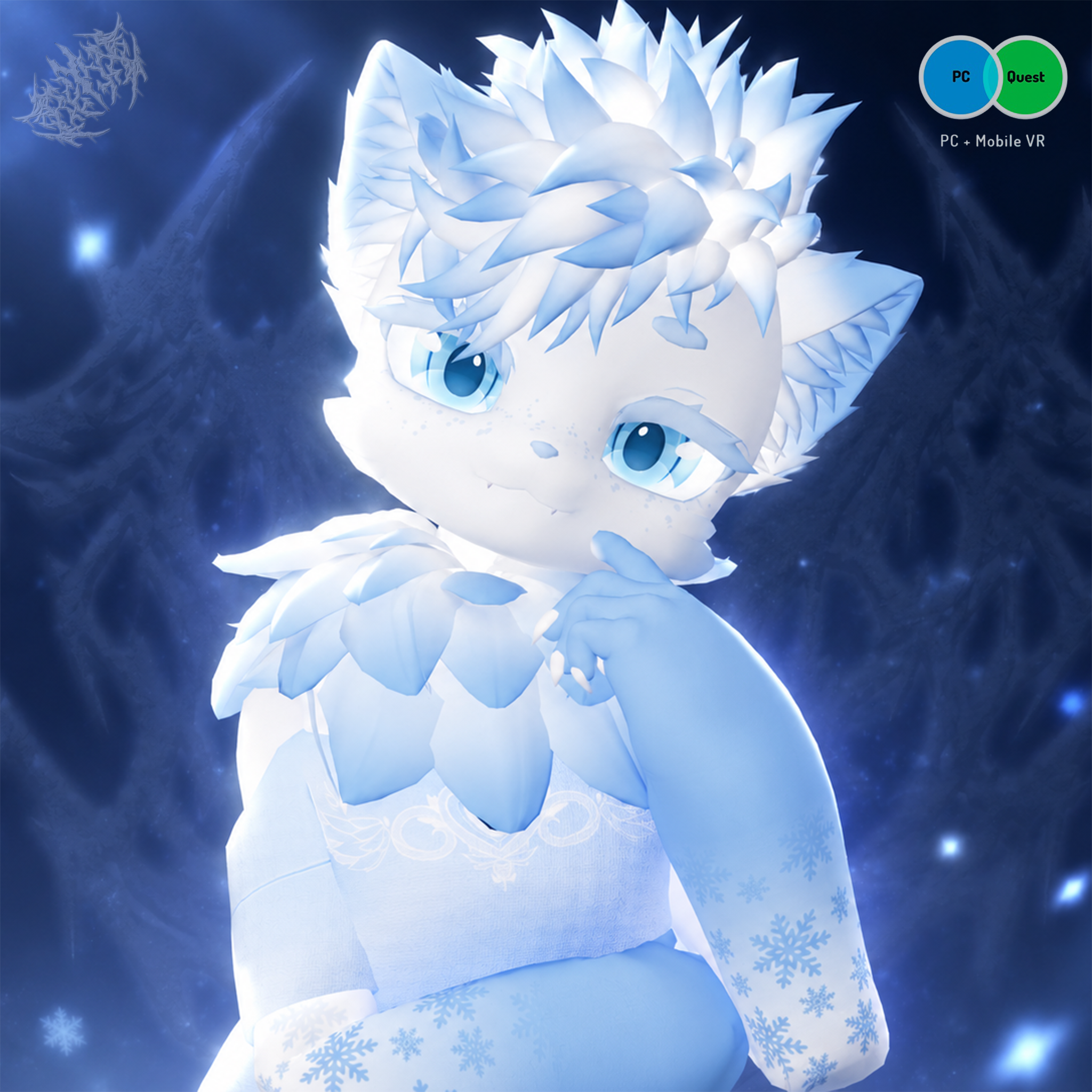 Frost - PC&Quest - Deira VRChat Furry Avatar