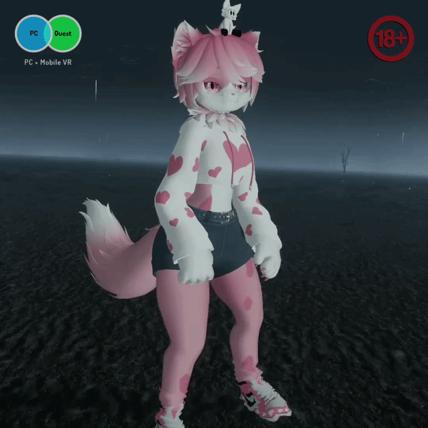 [NSFW] Pinki - PC & Quest - Deira Femboy + Female Furry Avatar 