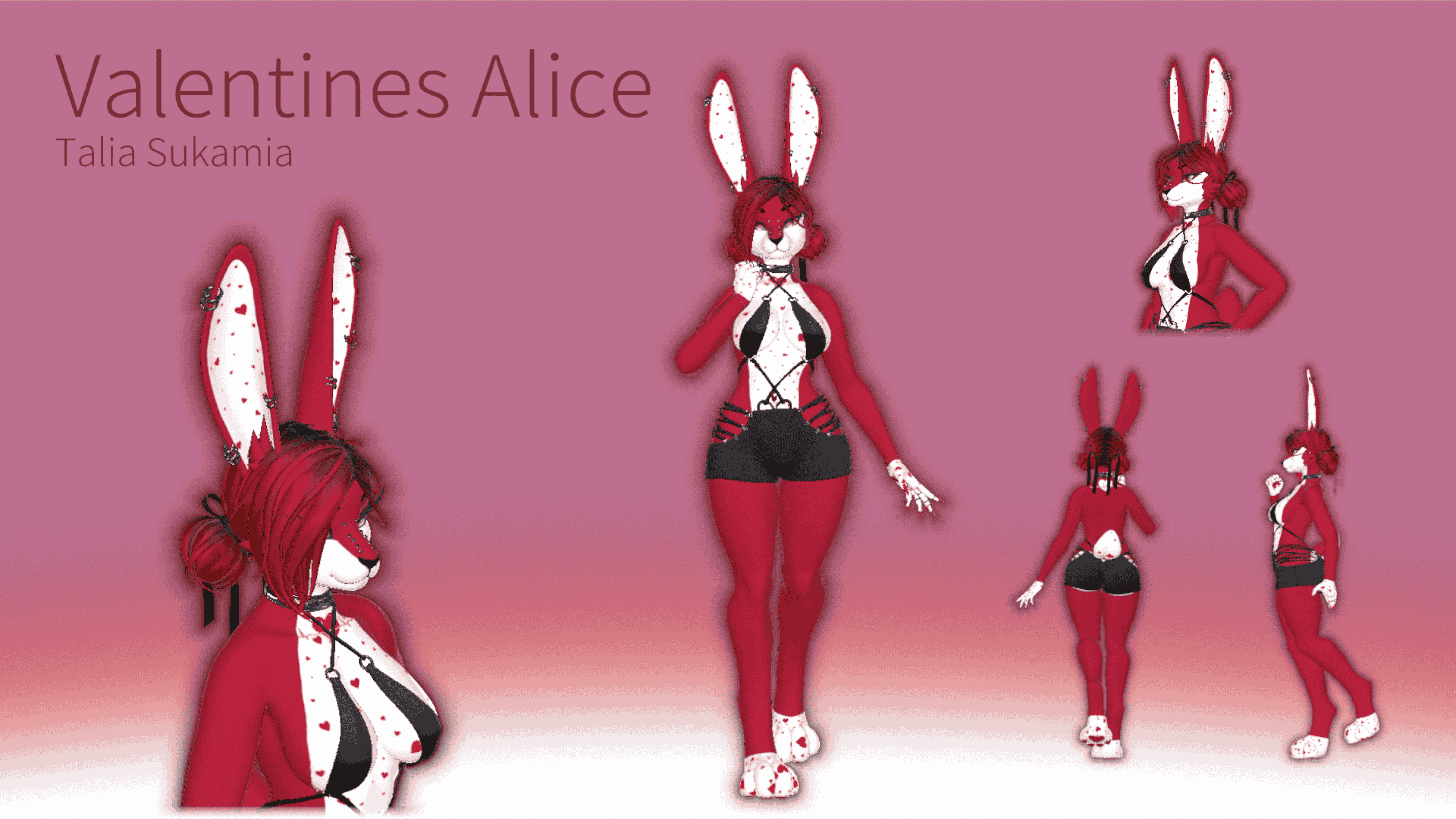 Valentines Alice Bunny