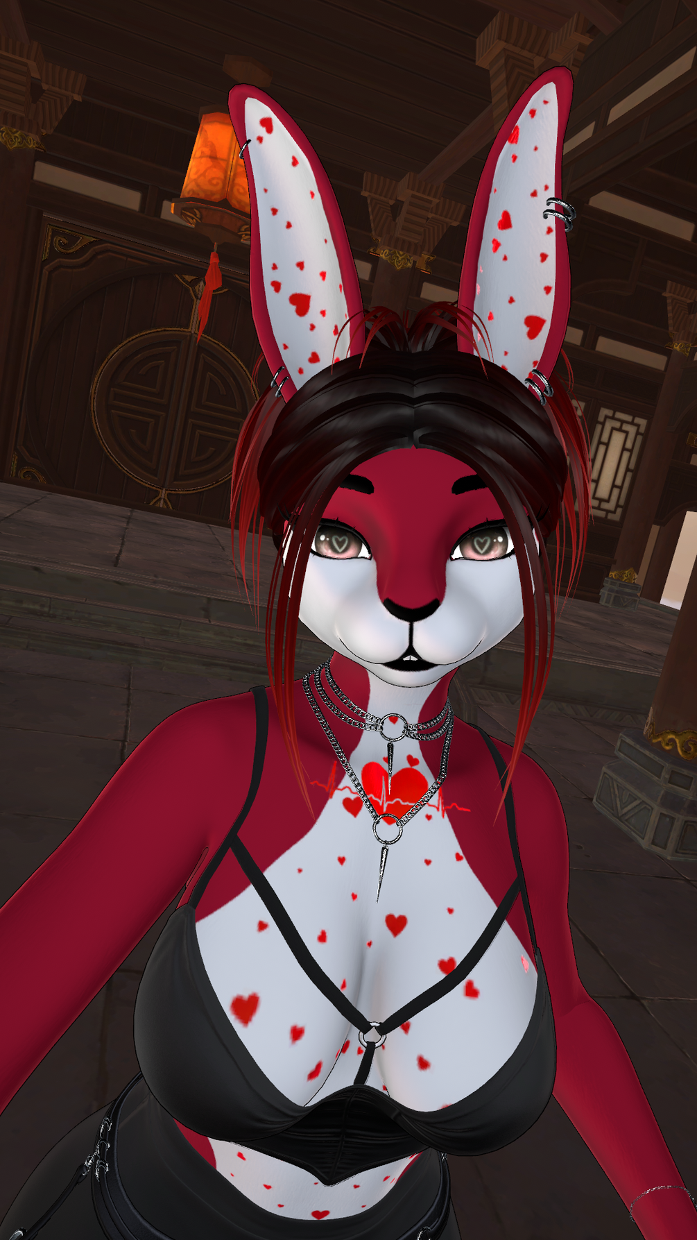 Valentines Clover Bunny