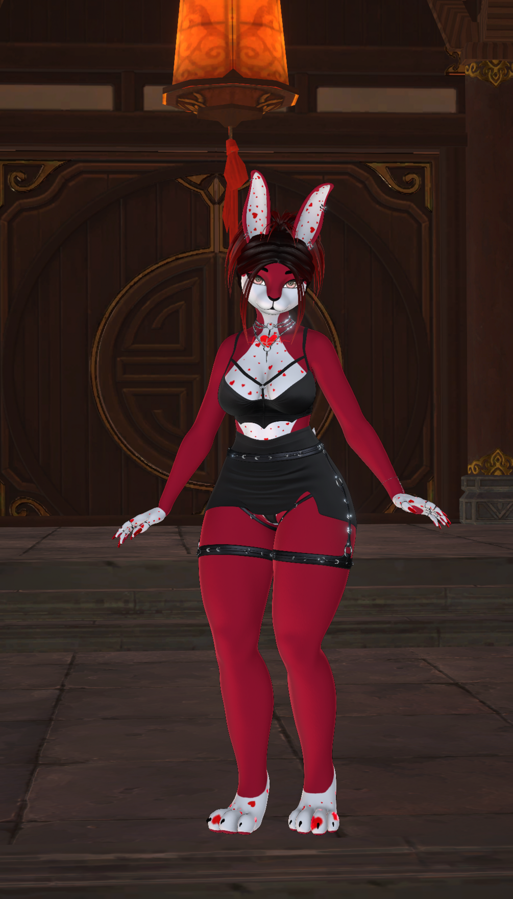 Valentines Clover Bunny