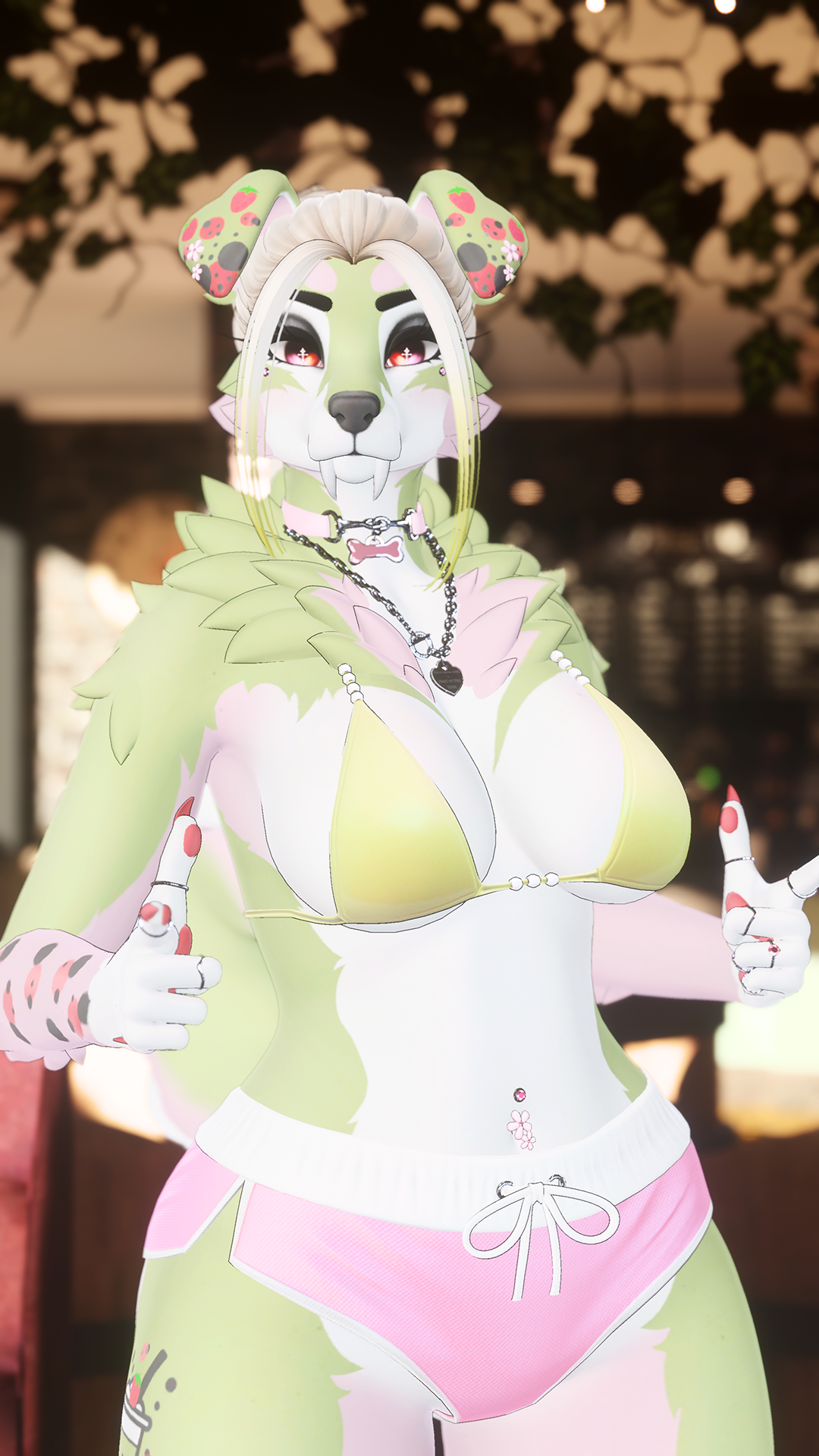 Strawberry Matcha Boba Roxy Retexture