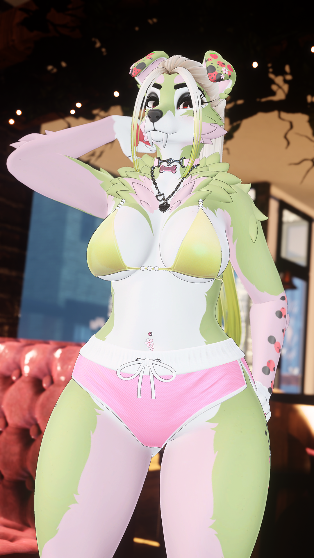 Strawberry Matcha Boba Roxy Retexture