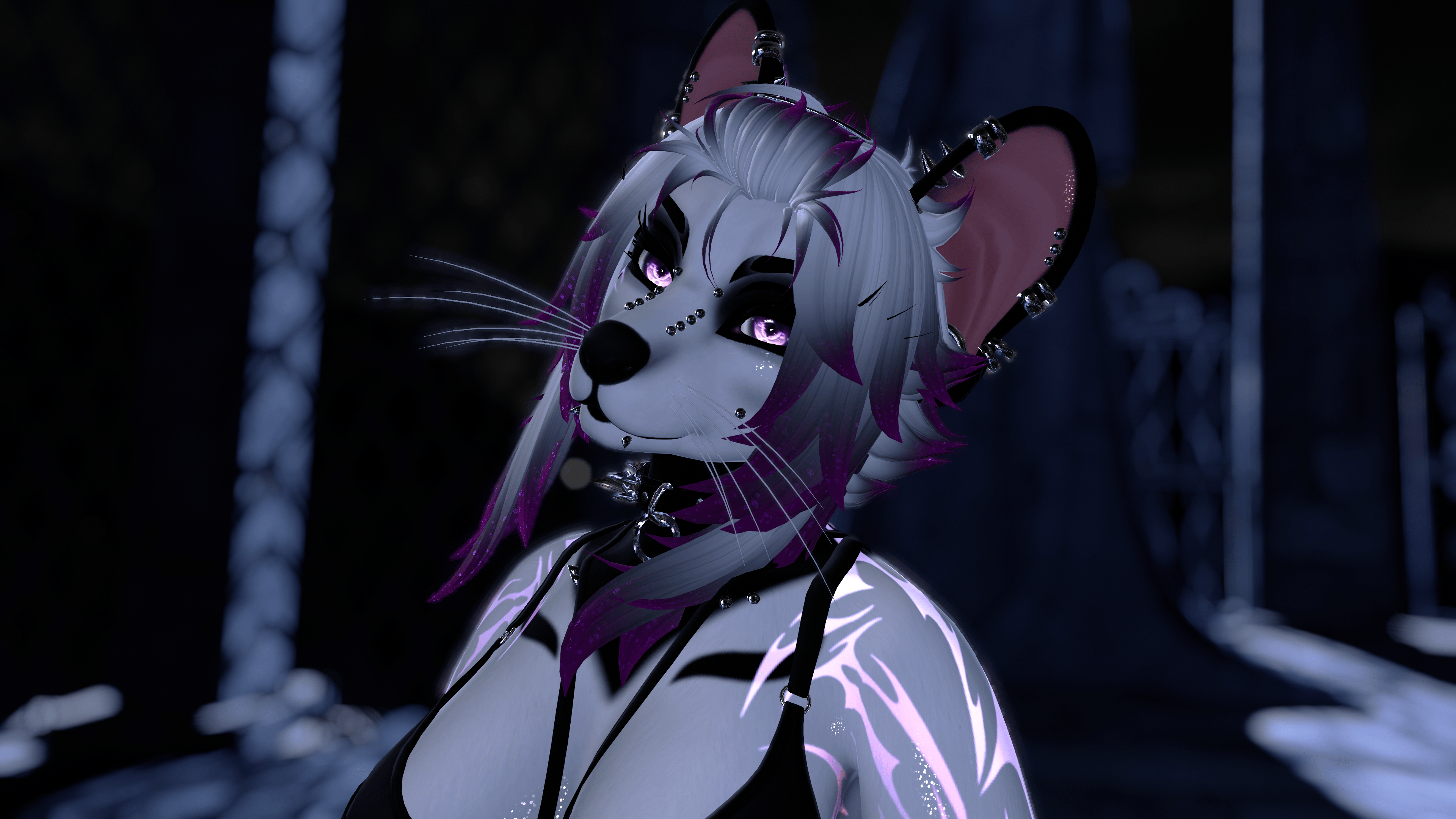 Trad Goth Pepper-  Foxipaws Texture