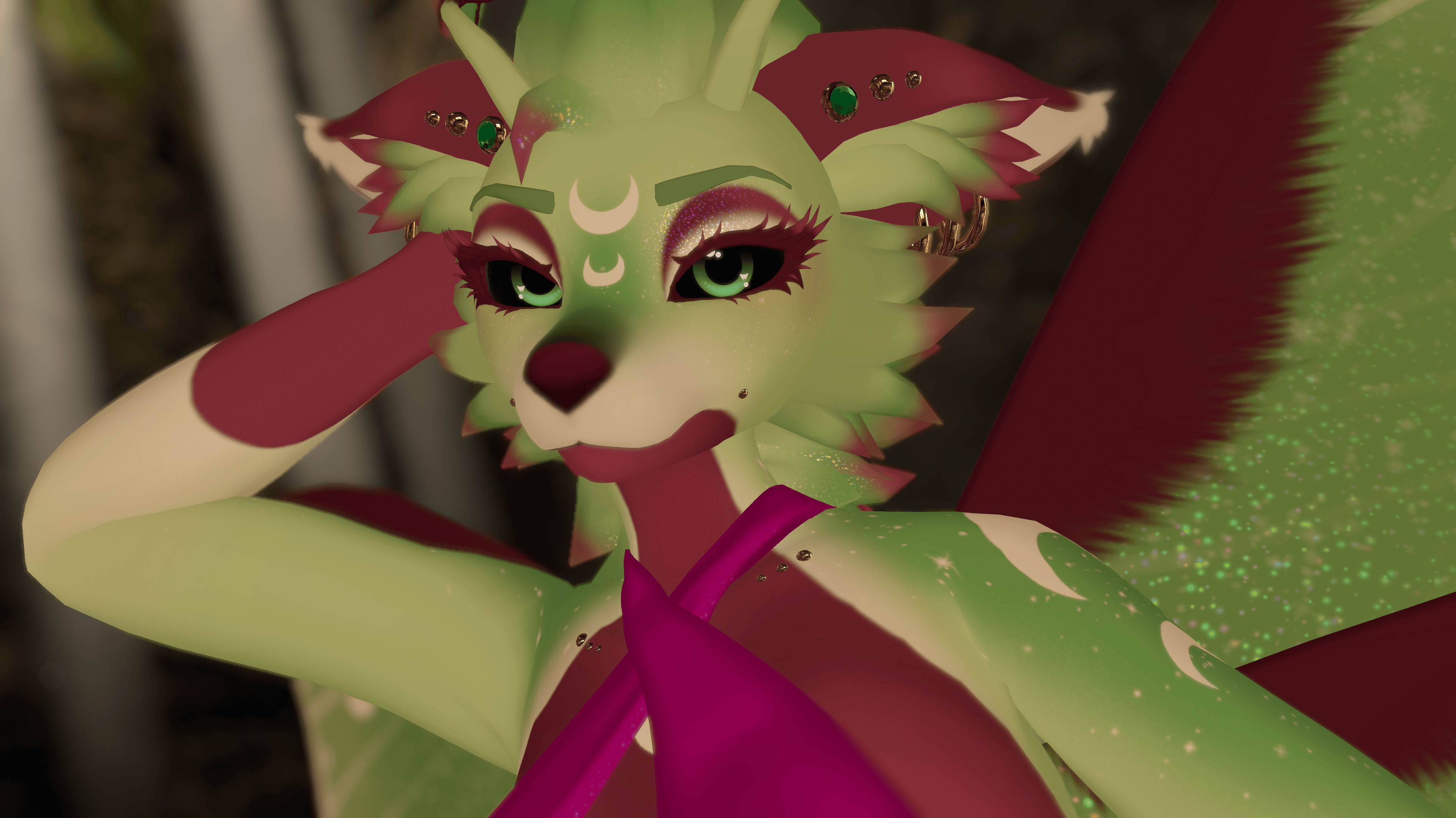 Luna Fox Moth Texture