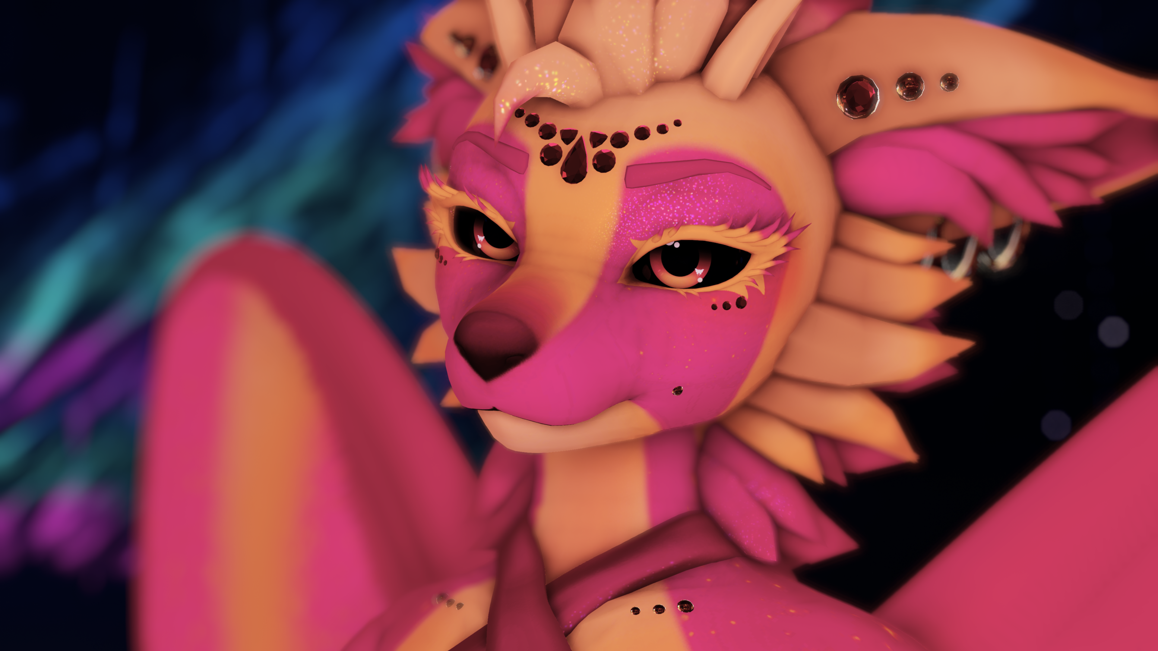 Rosy Maple Fox Moth Texture