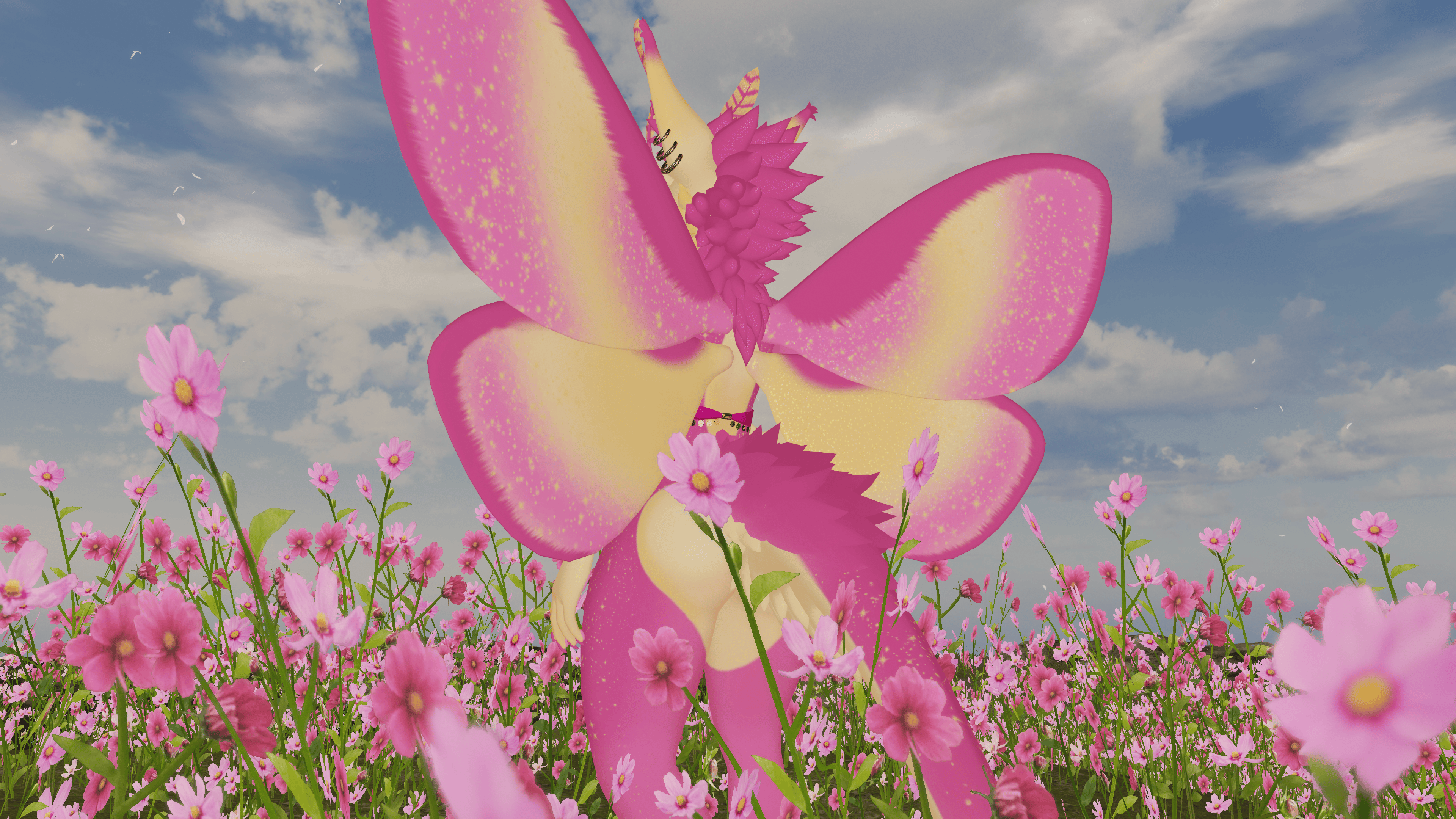 Rosy Maple Fox Moth Texture