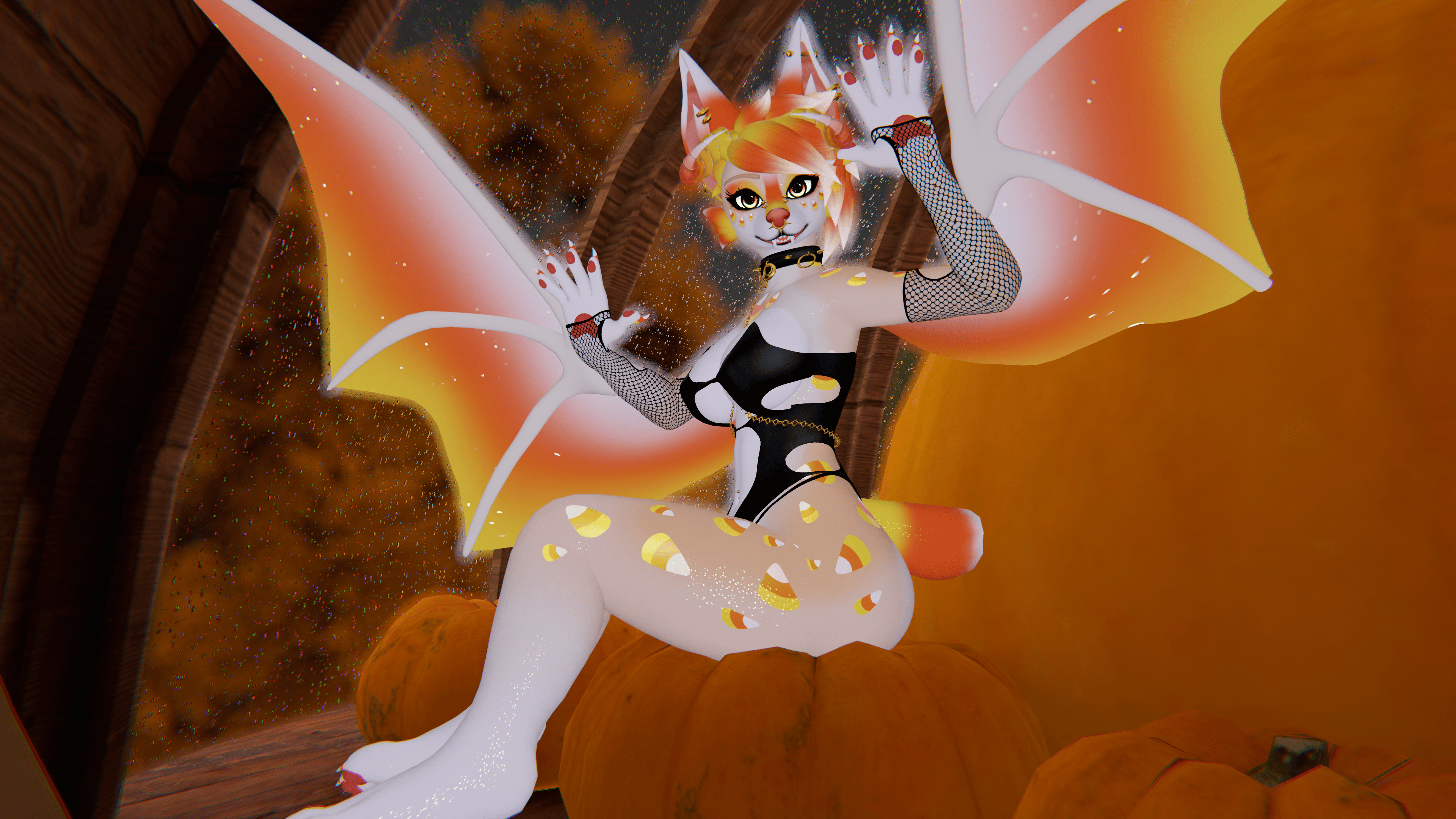 Candy Corn Echo - Foxipaws Texture