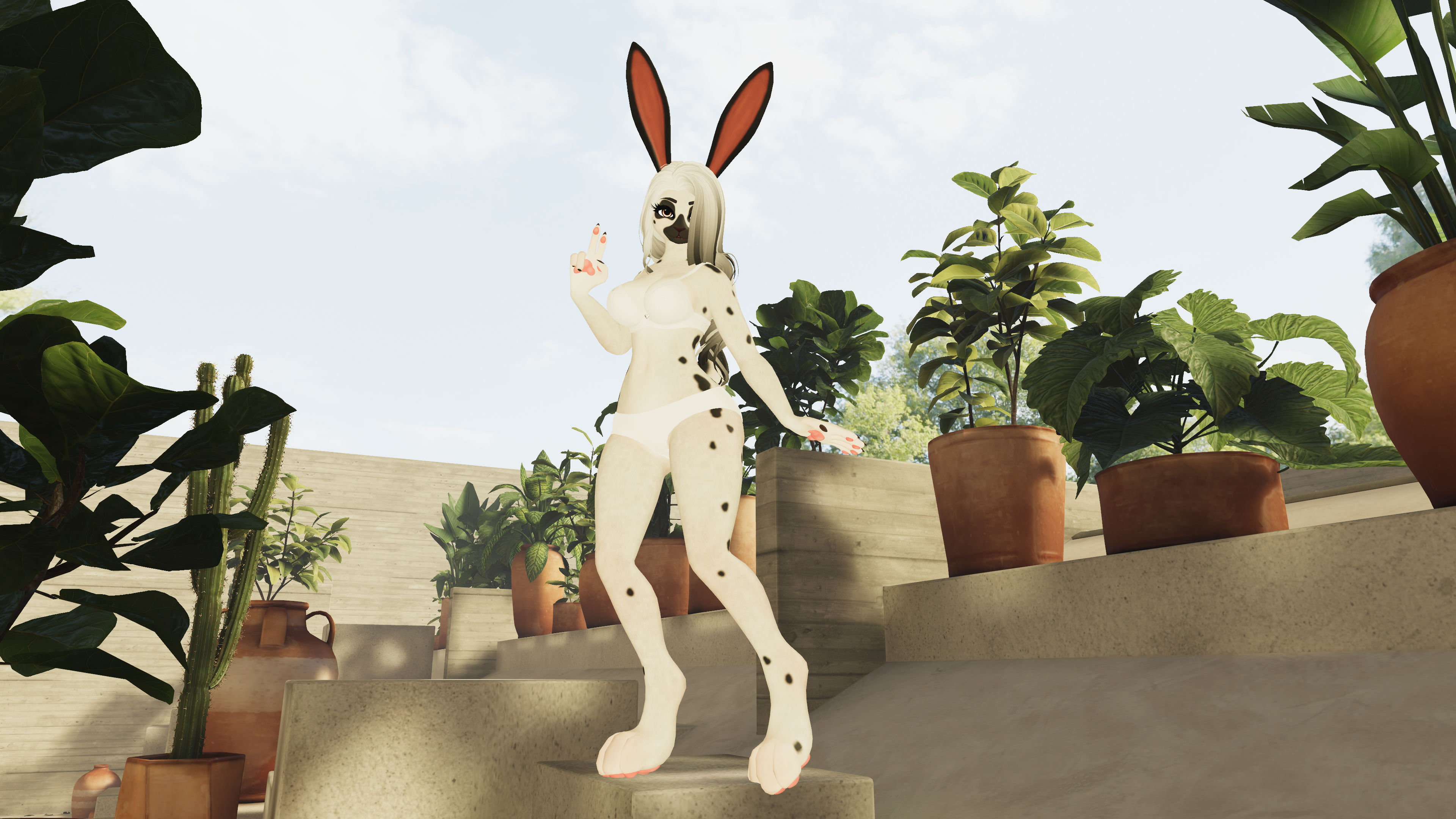 English Spotted Rabbit Evie Texture