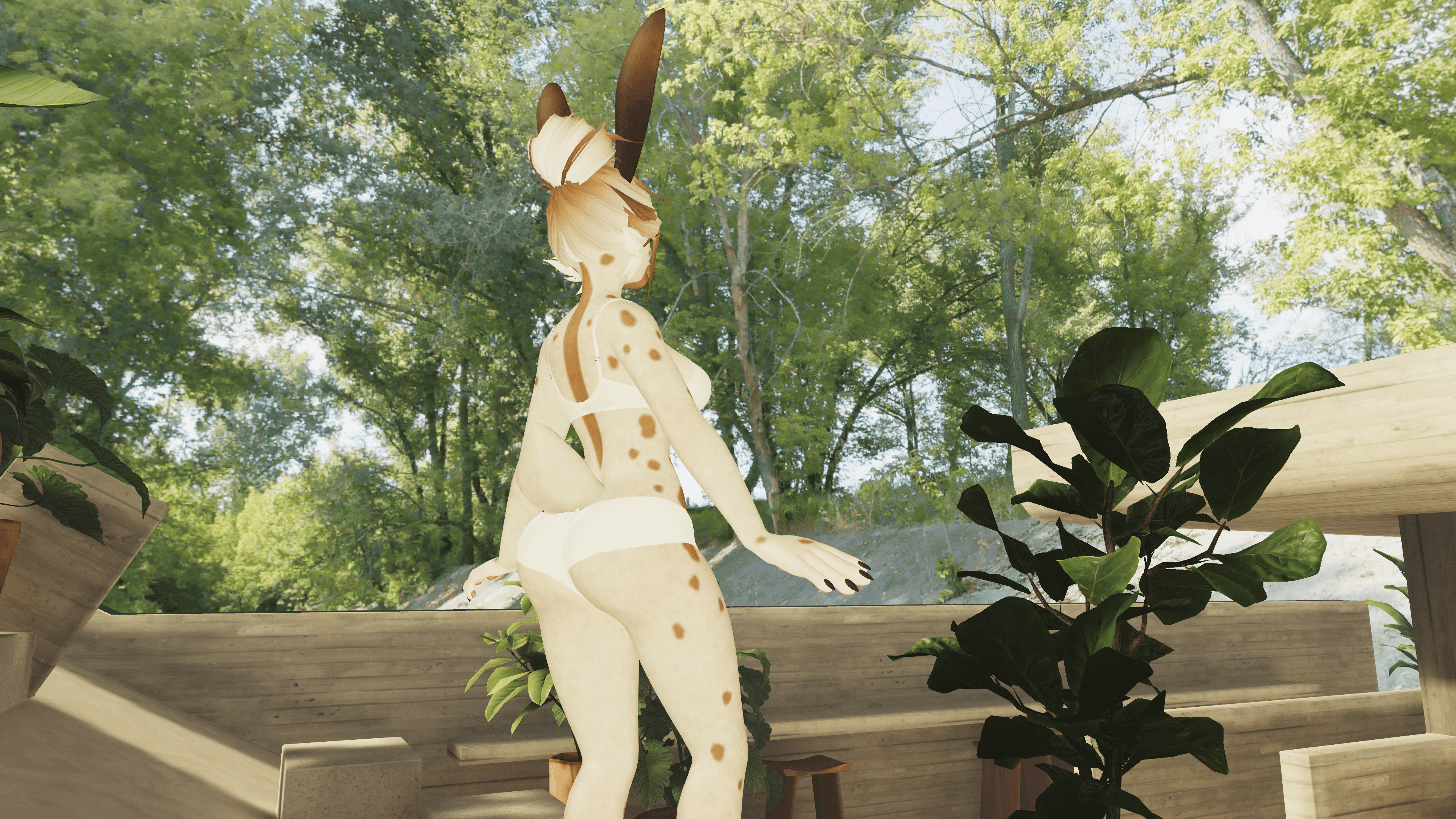 English Spotted Rabbit Evie Texture