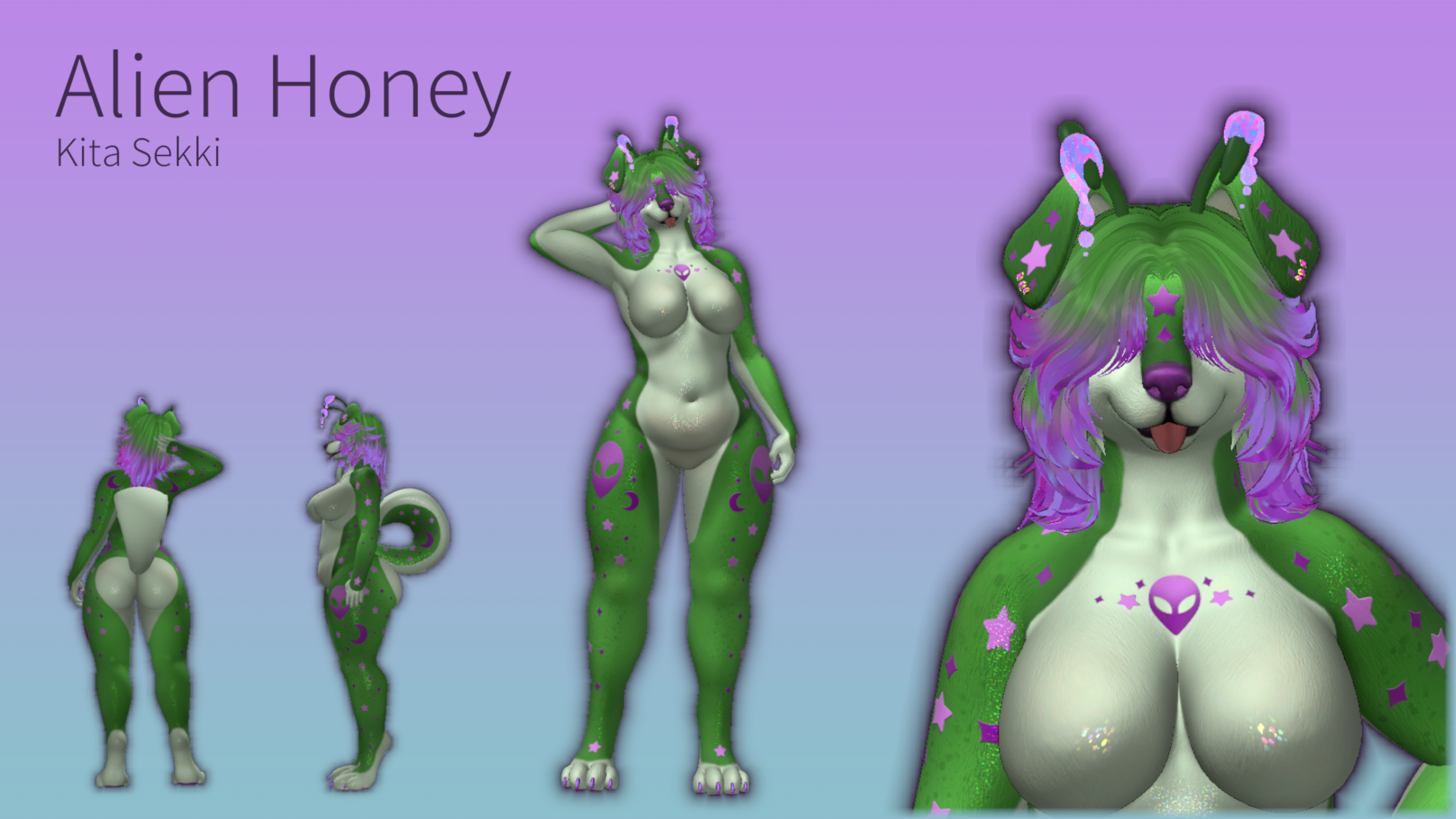 Alien Honey - Foxipaws Texture
