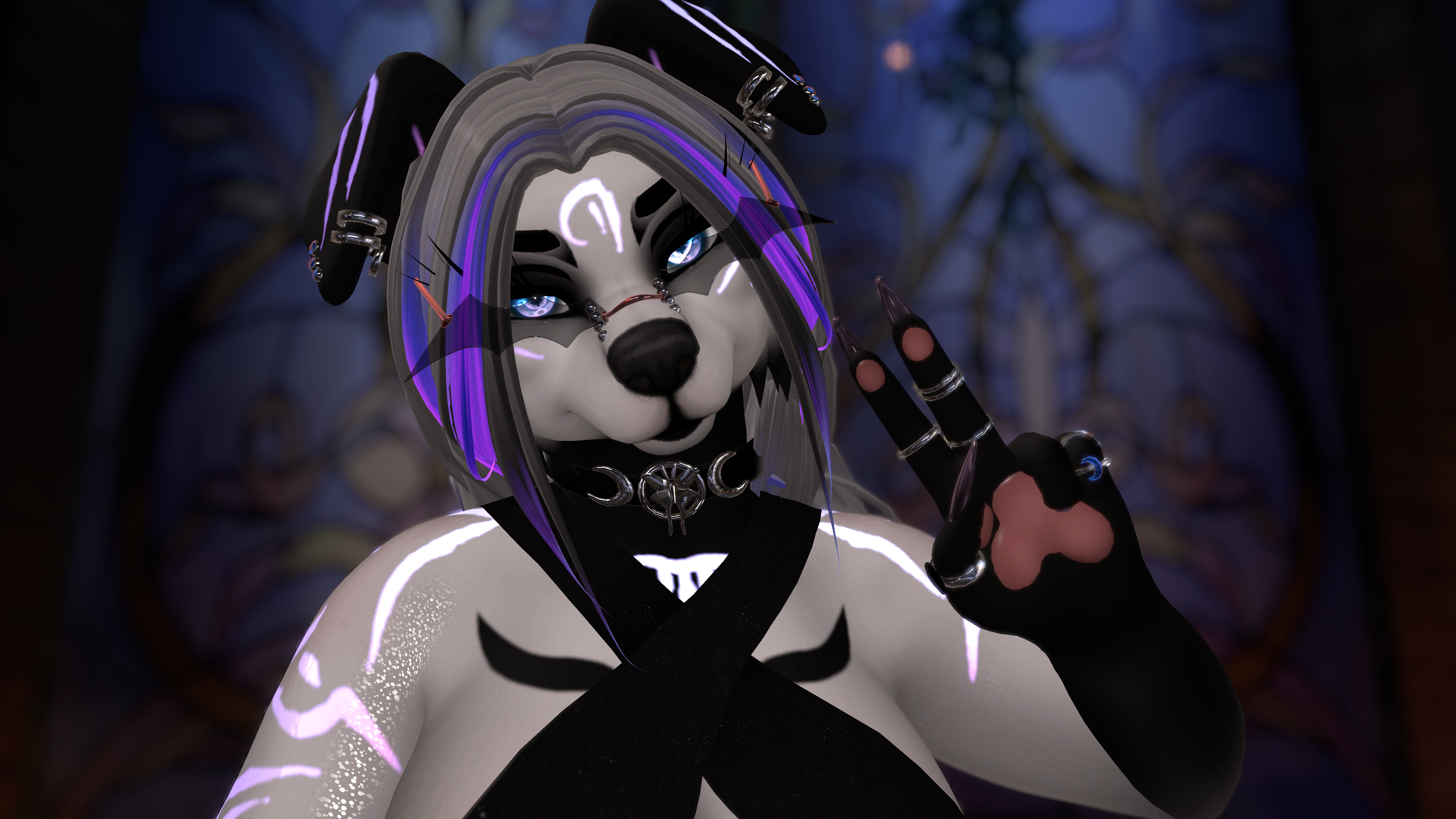 Trad Goth Honey - Foxipaws Texture
