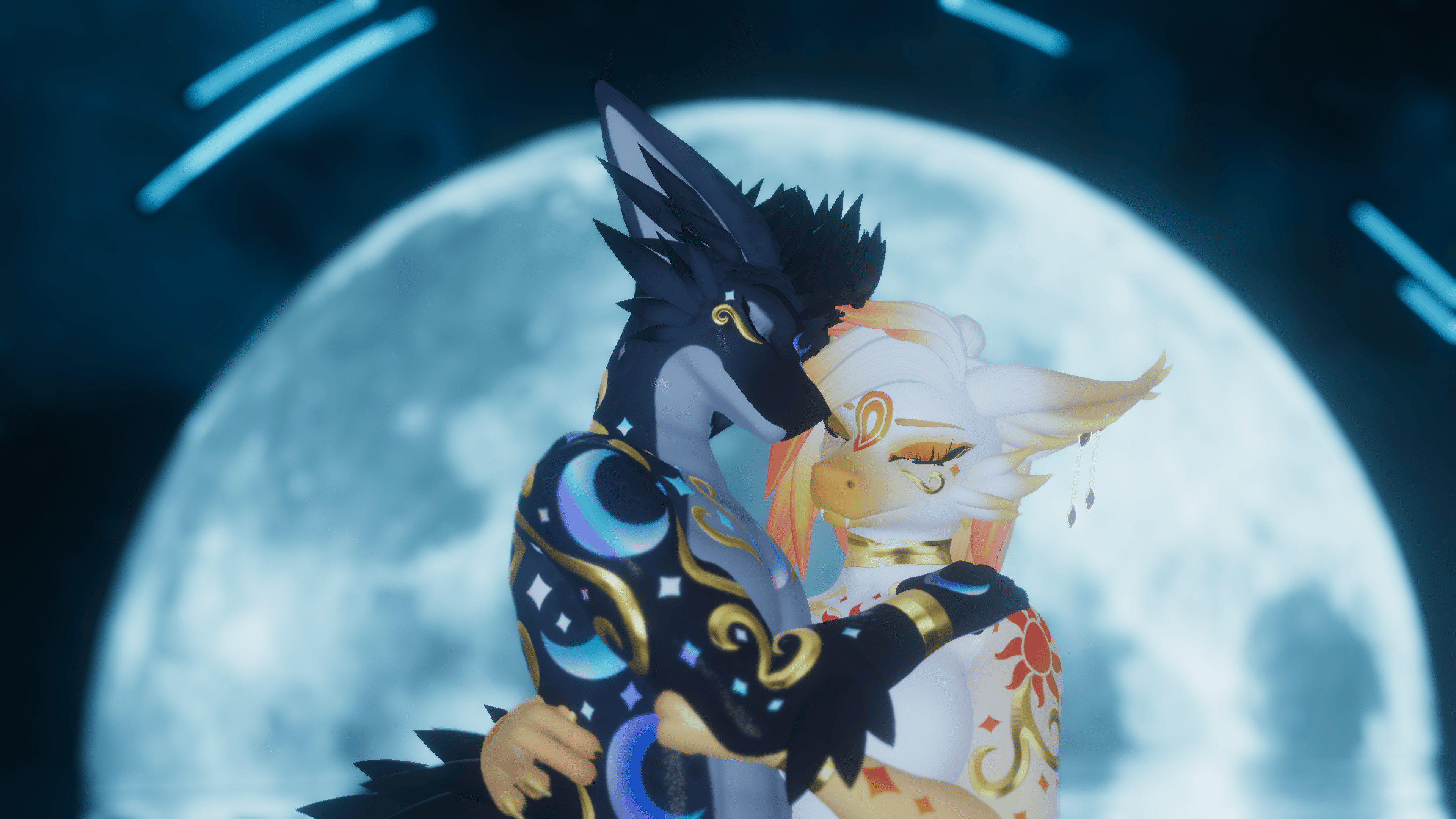 Celestial Dragons Aster and Azalea - Foxipaws Couples Pack