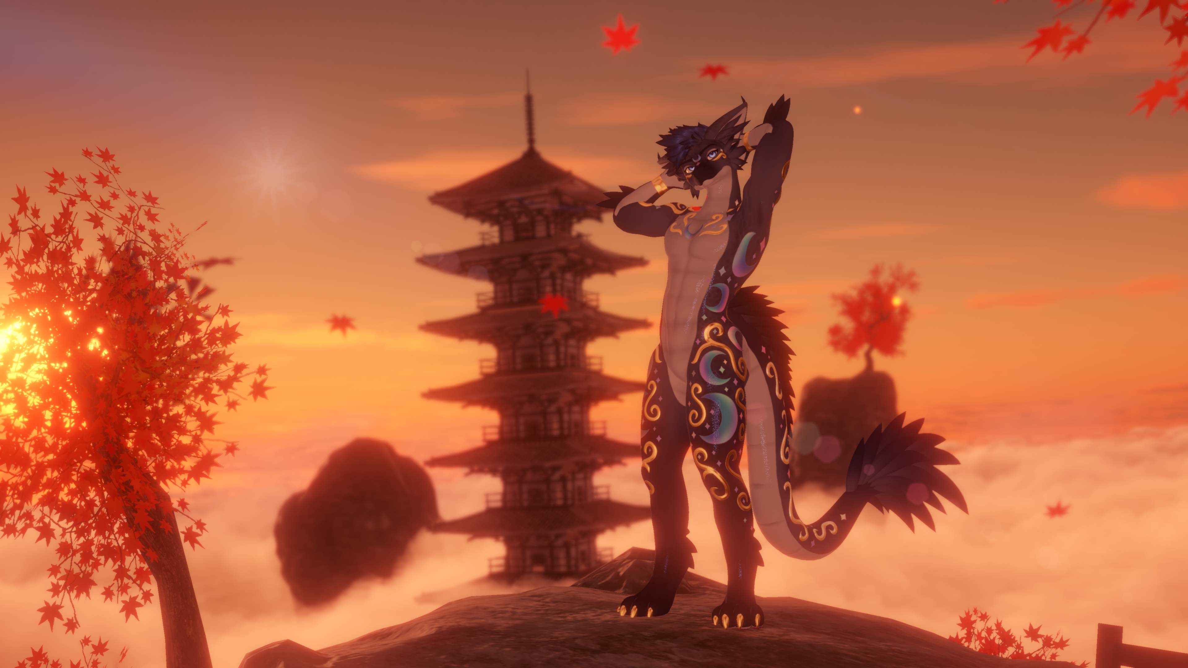 Shining Moon Aster - Foxipaws Texture