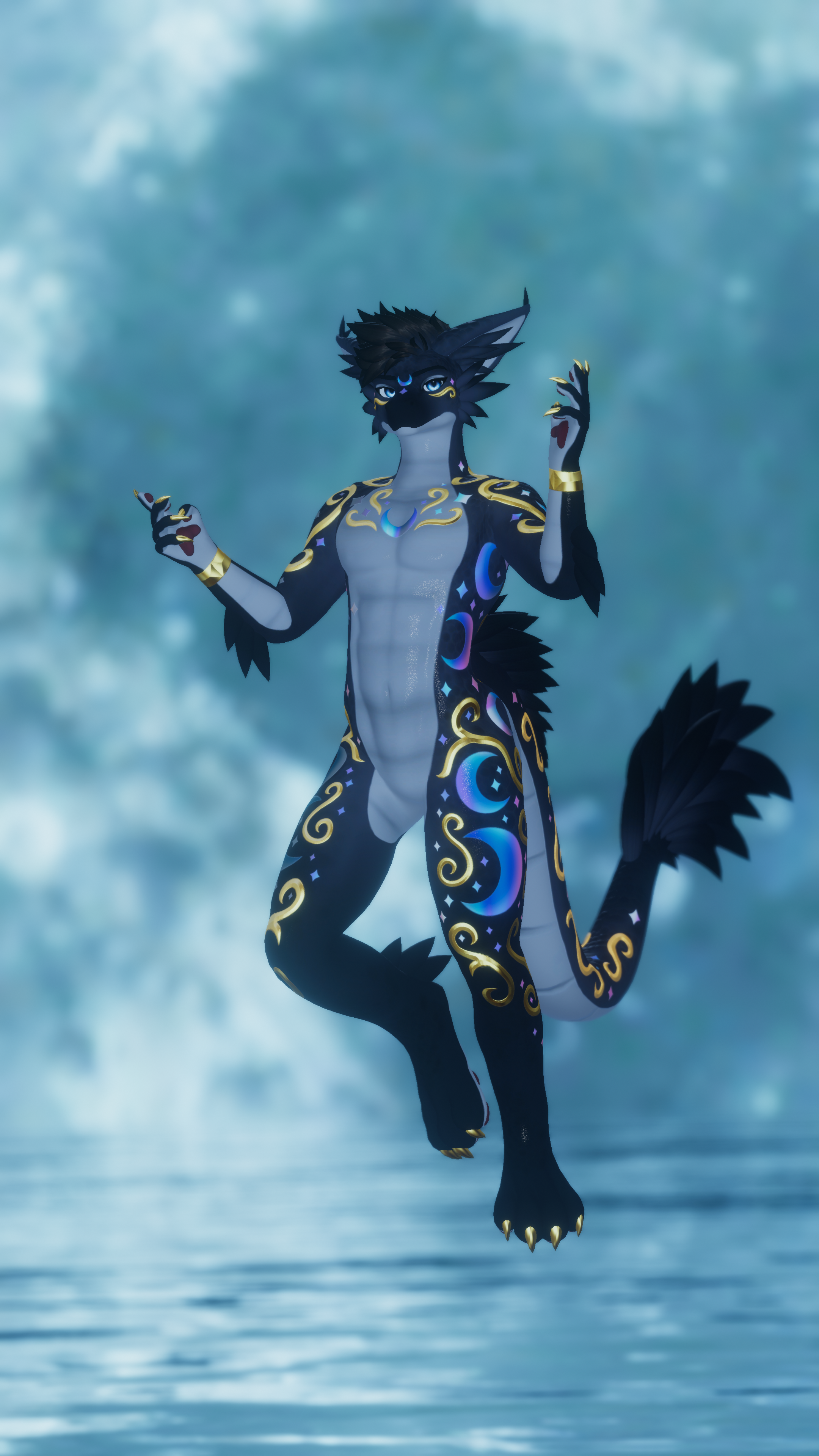 Shining Moon Aster - Foxipaws Texture