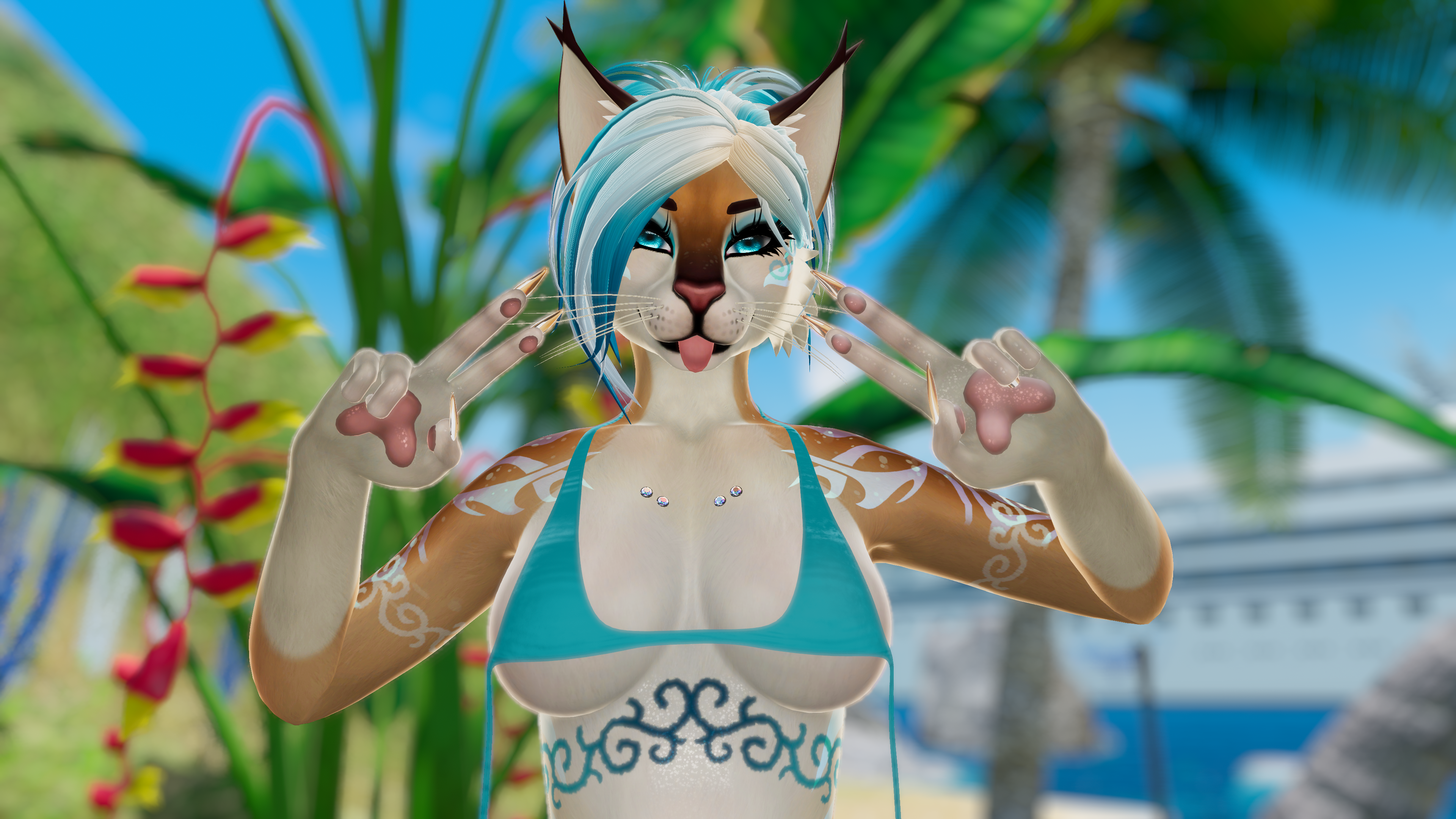 Summer Vibes Cleo - Foxipaws Texture