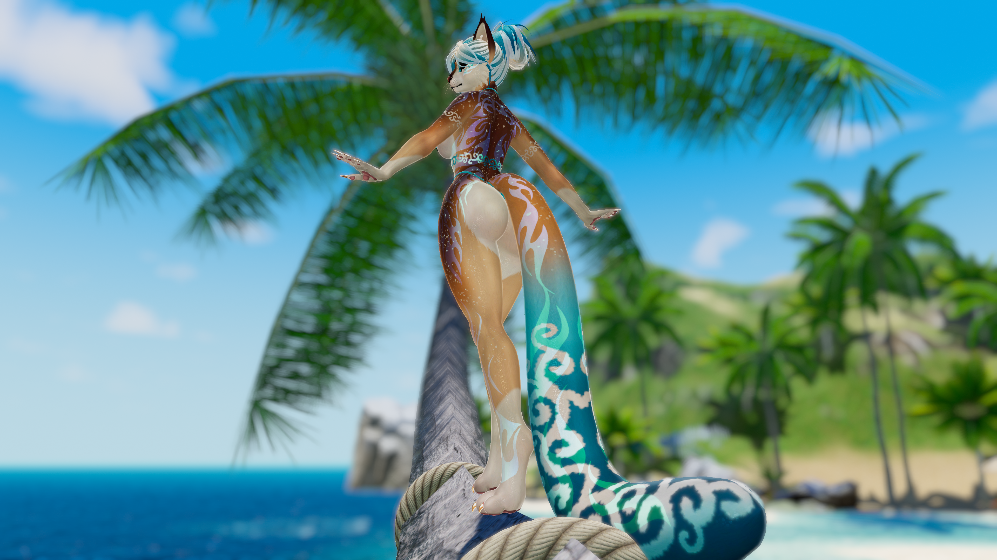 Summer Vibes Cleo - Foxipaws Texture