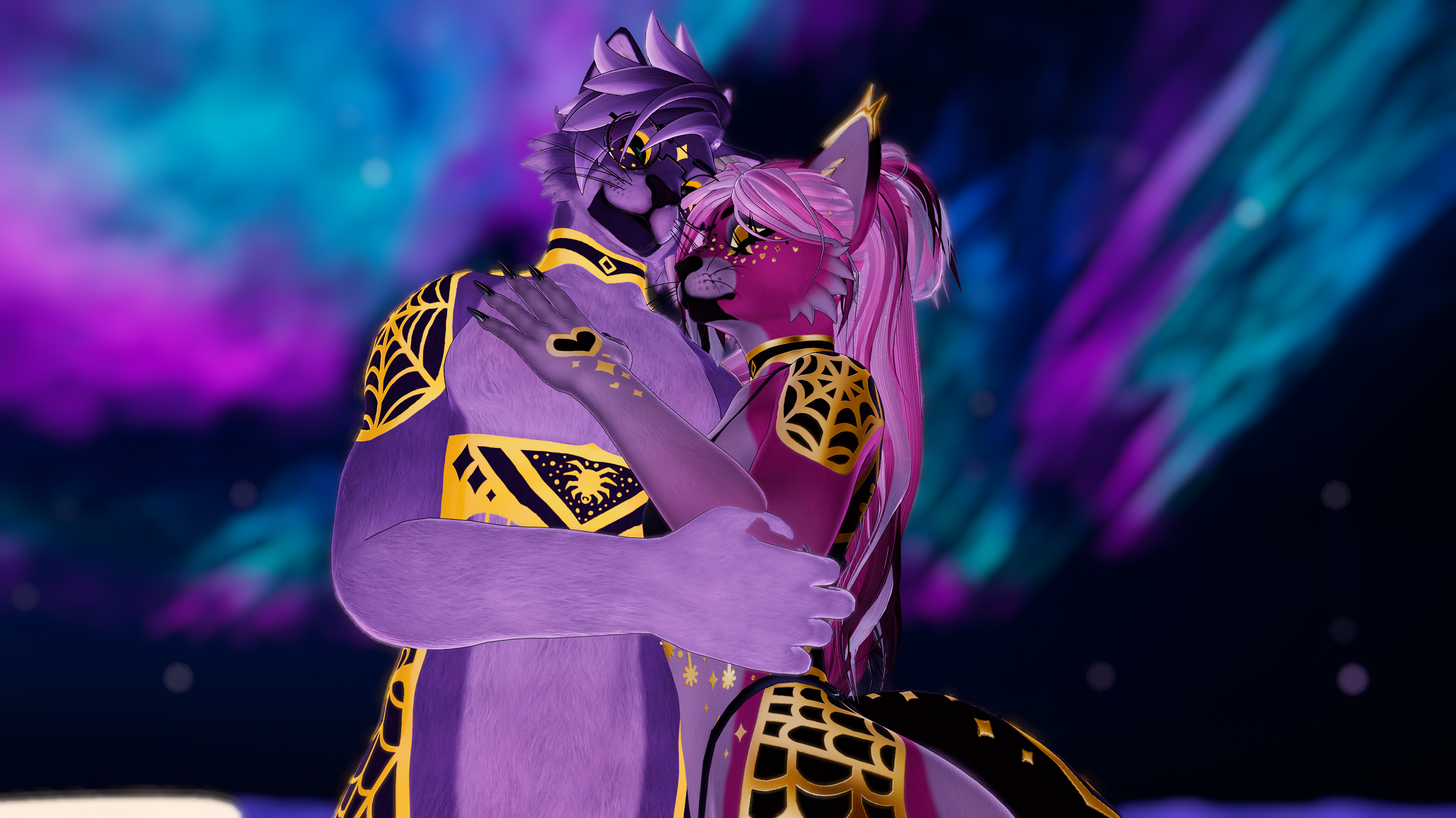 Spiderweb Cleo and Felix Couples Texture Pack