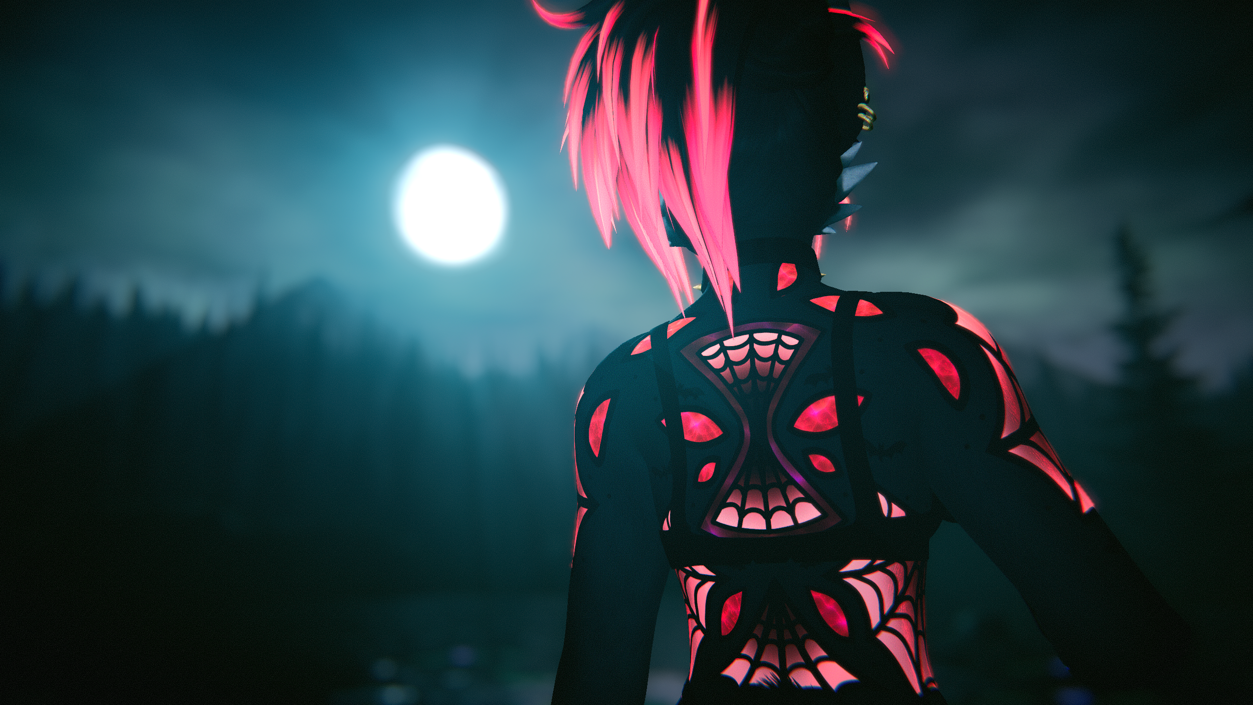 Spiderweb Mommy Aurora Texture