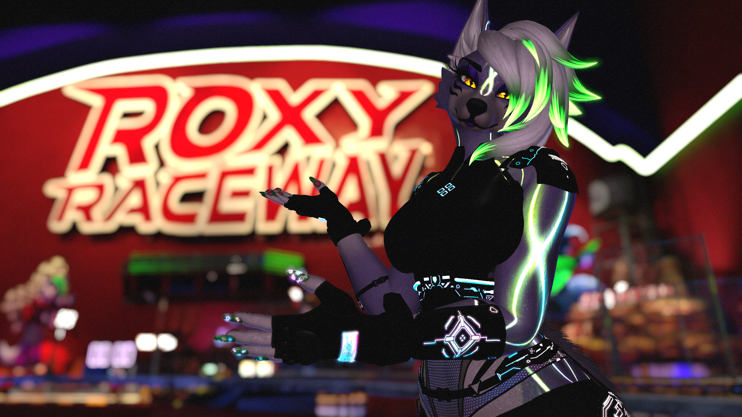 Roxy Animatronic Aurora Texture