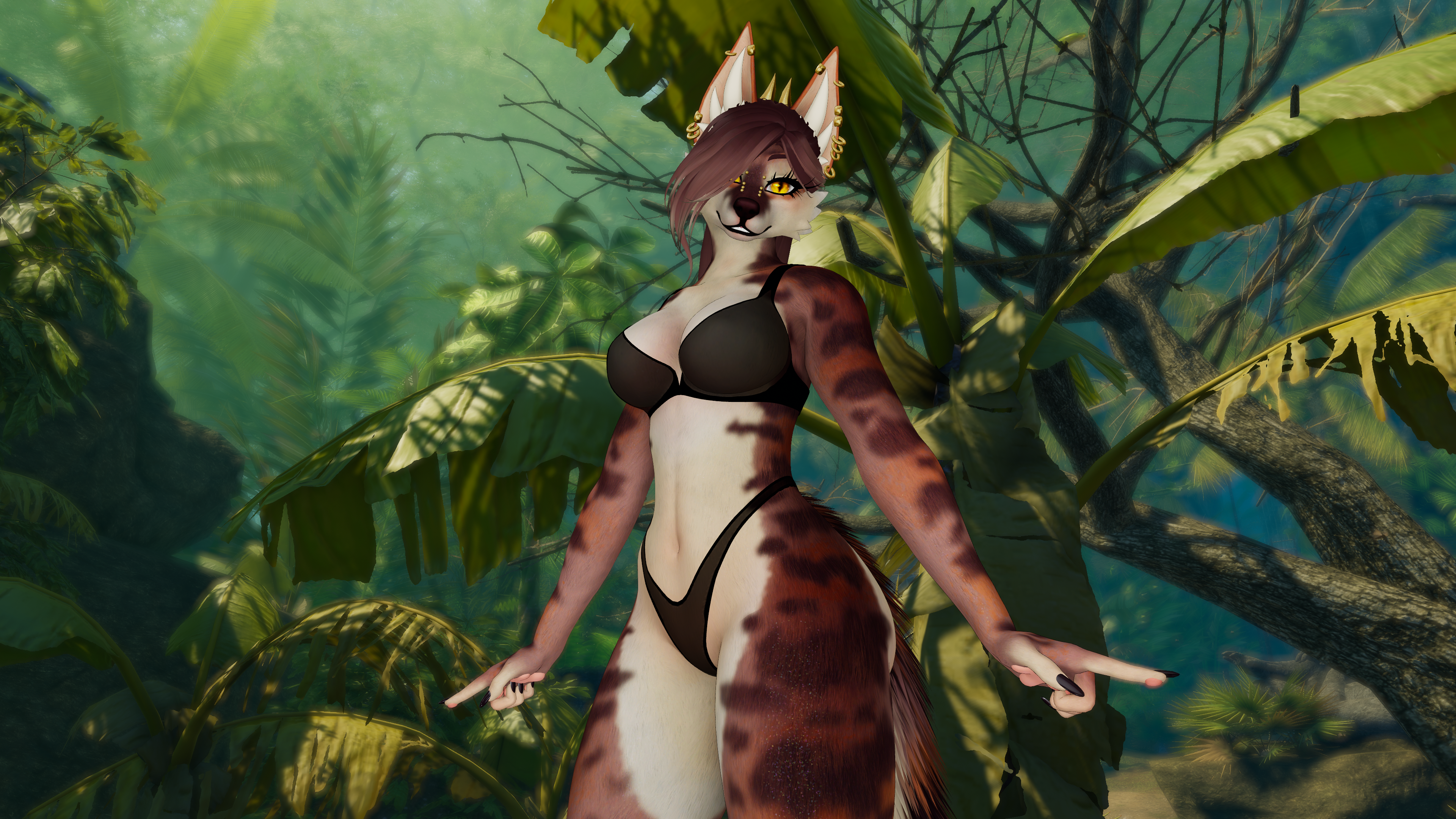 Dappled Wolf Aurora Texture