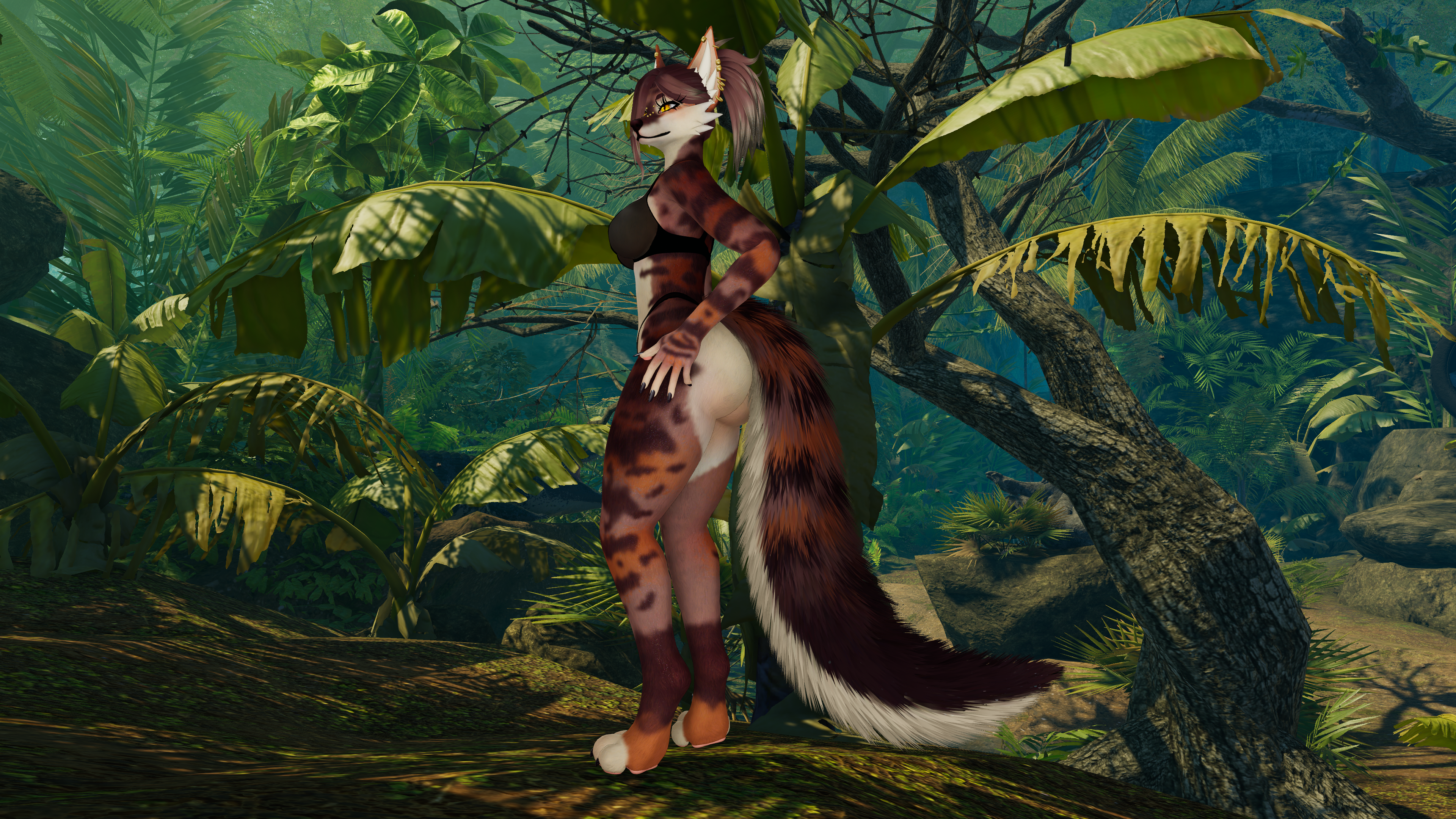 Dappled Wolf Aurora Texture