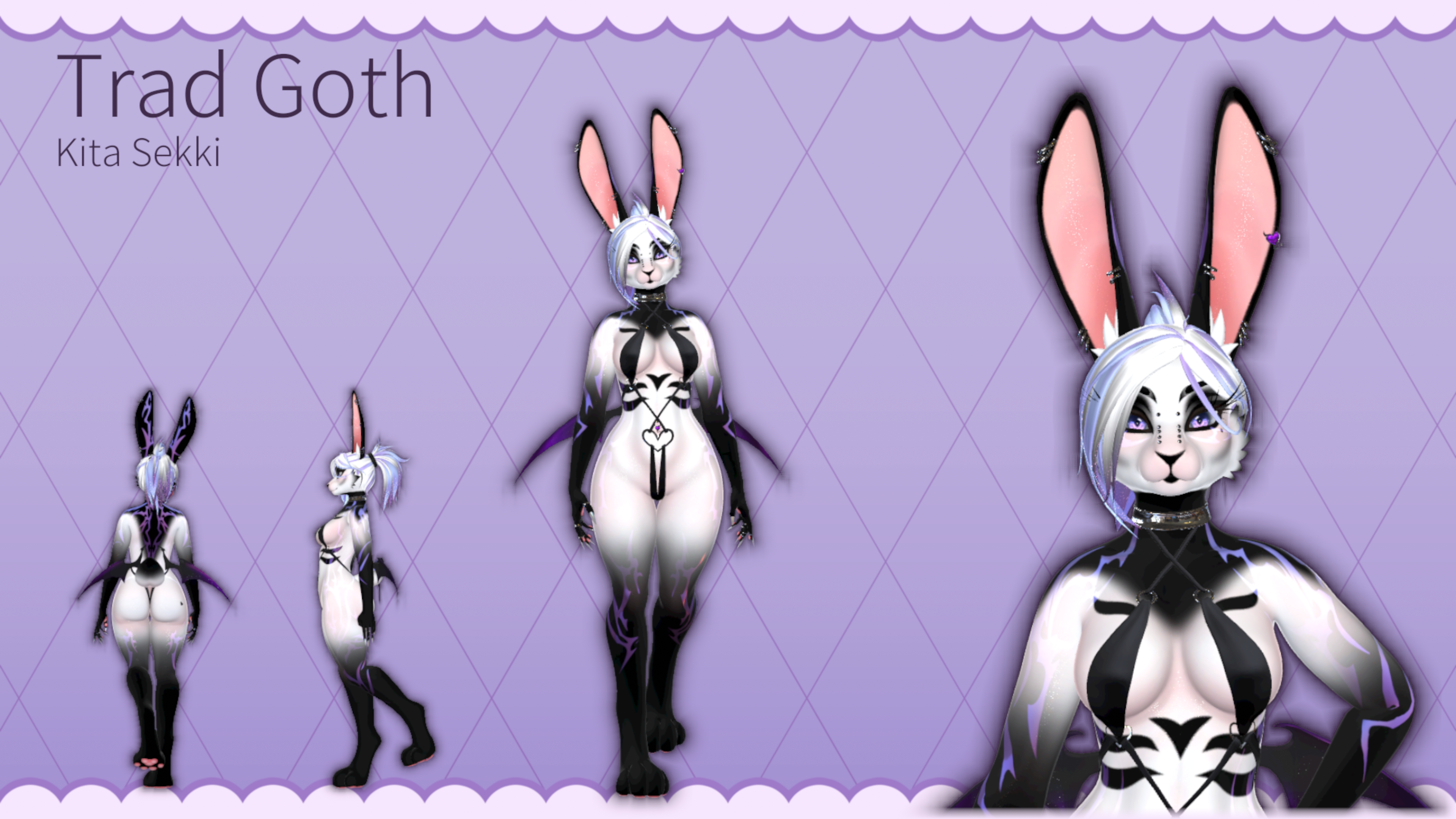 Trad Goth Bunny Alice Texture