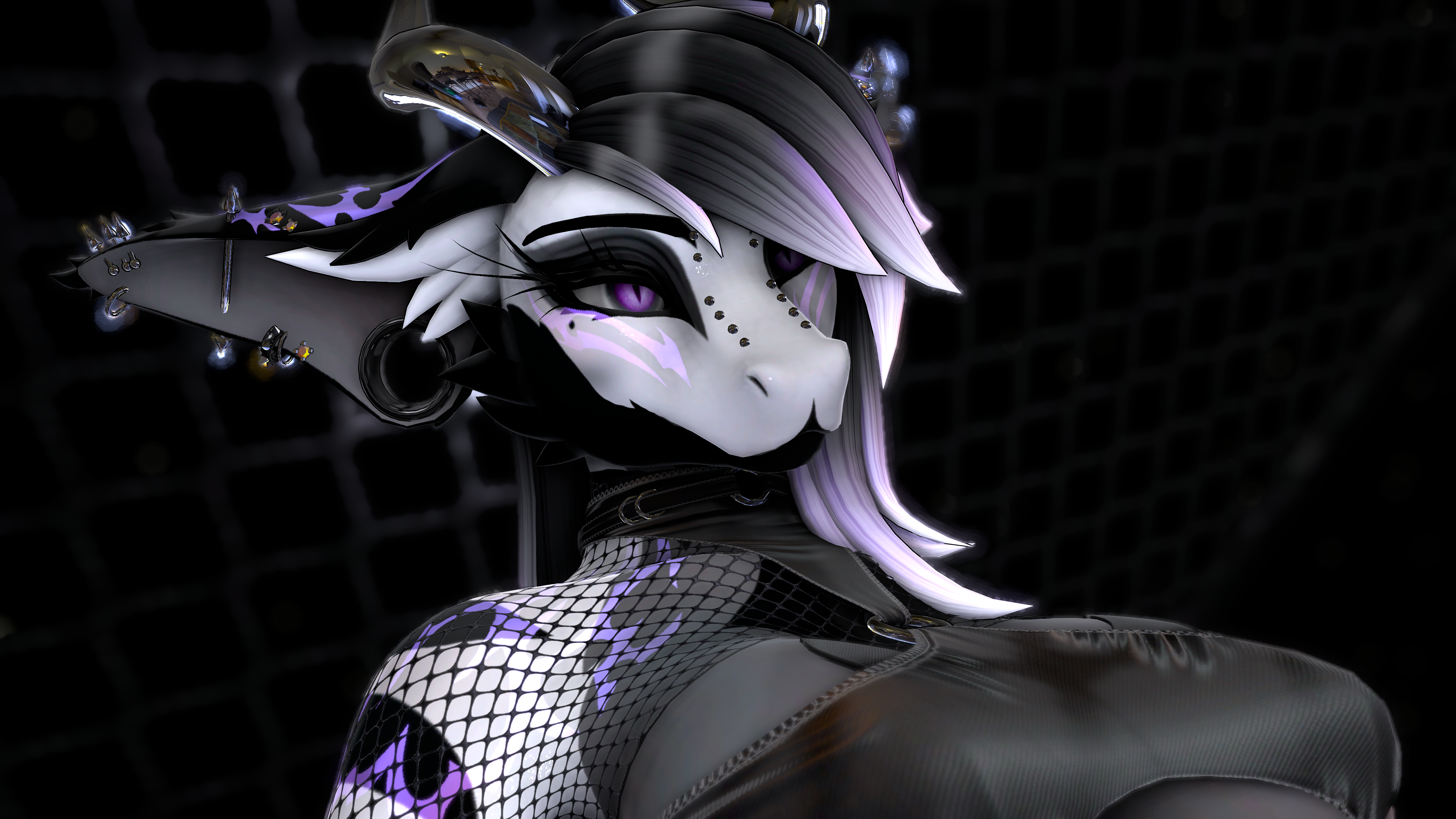Gothic Stripe Celeste Texture