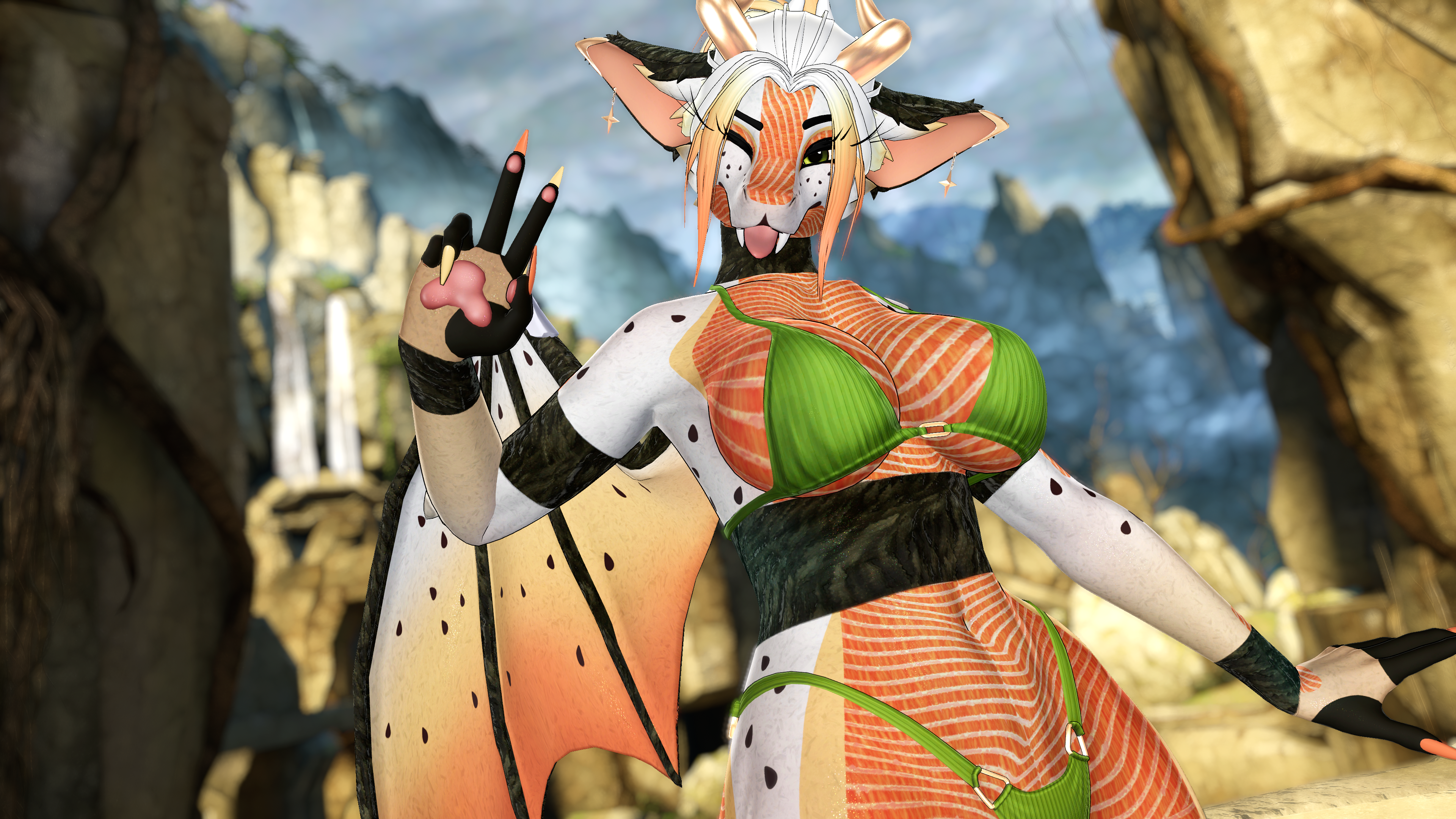 Dragon Roll Sushi Celeste Texture