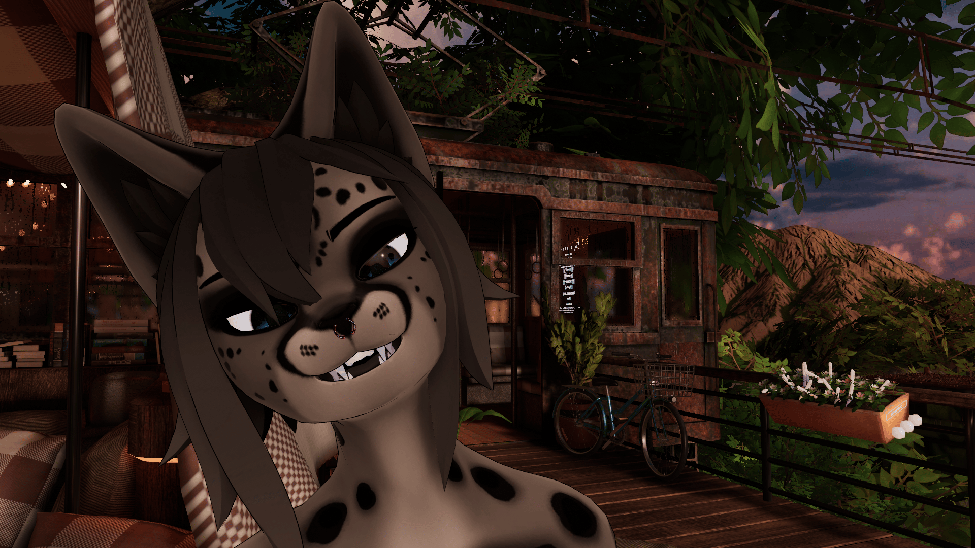 Silver Cheetah Vixine Texture