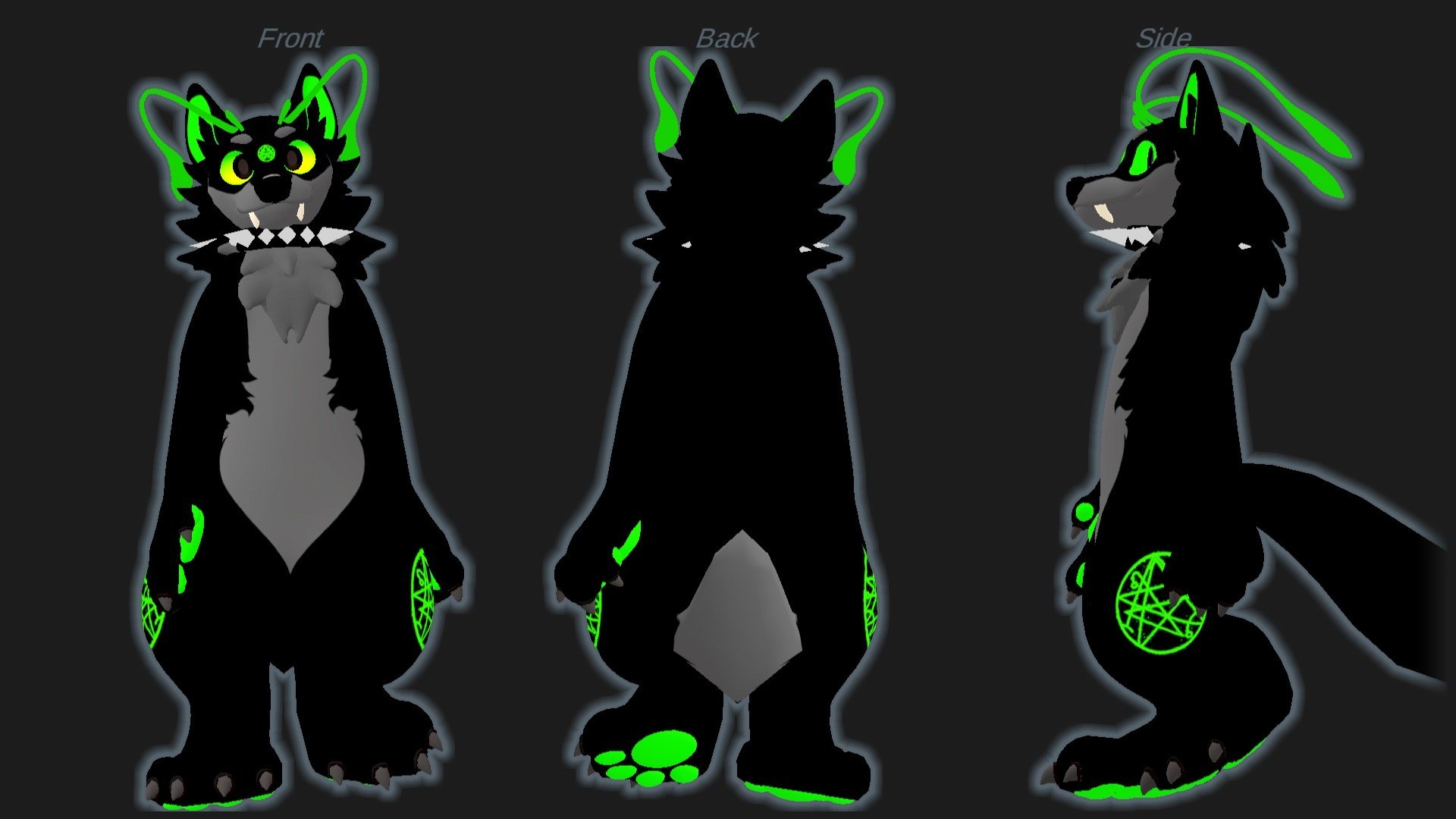 Necronomicon BGB Canine Fursuit Texture