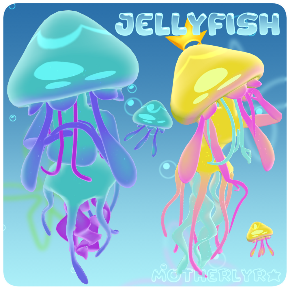 Jellyfish VRChat Avatar +Pet Follower