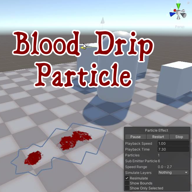 Blood Drip VRChat Roleplay Particle (VRCFury Compatible) 