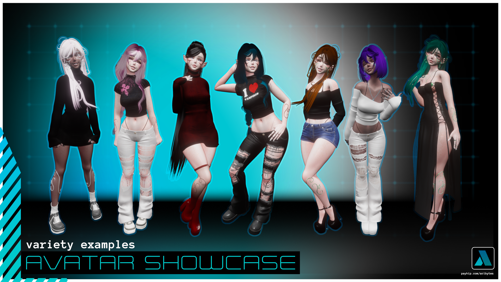 Aribelle · VRChat Avatar (PCVR + OPTI)