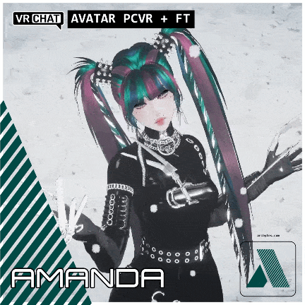 Amanda · VRChat Avatar (PCVR, FT) [18+ ONLY]