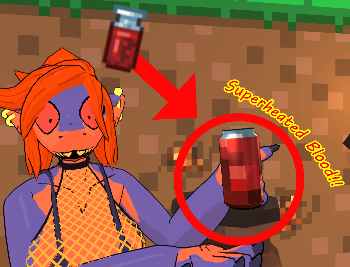 Terraria, Lava Shark Textures, For Waterpark Shark.