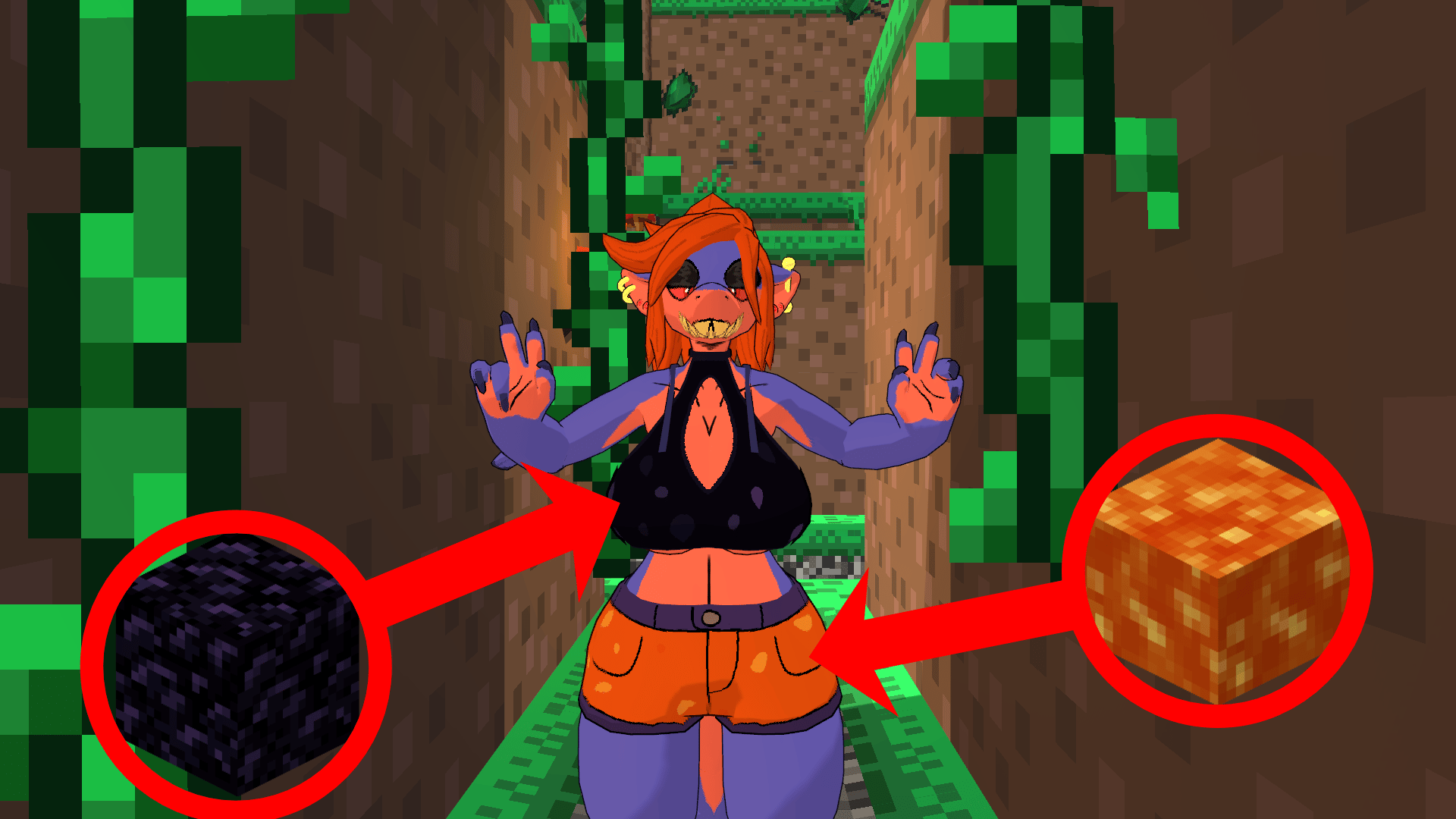 Terraria, Lava Shark Textures, For Waterpark Shark.